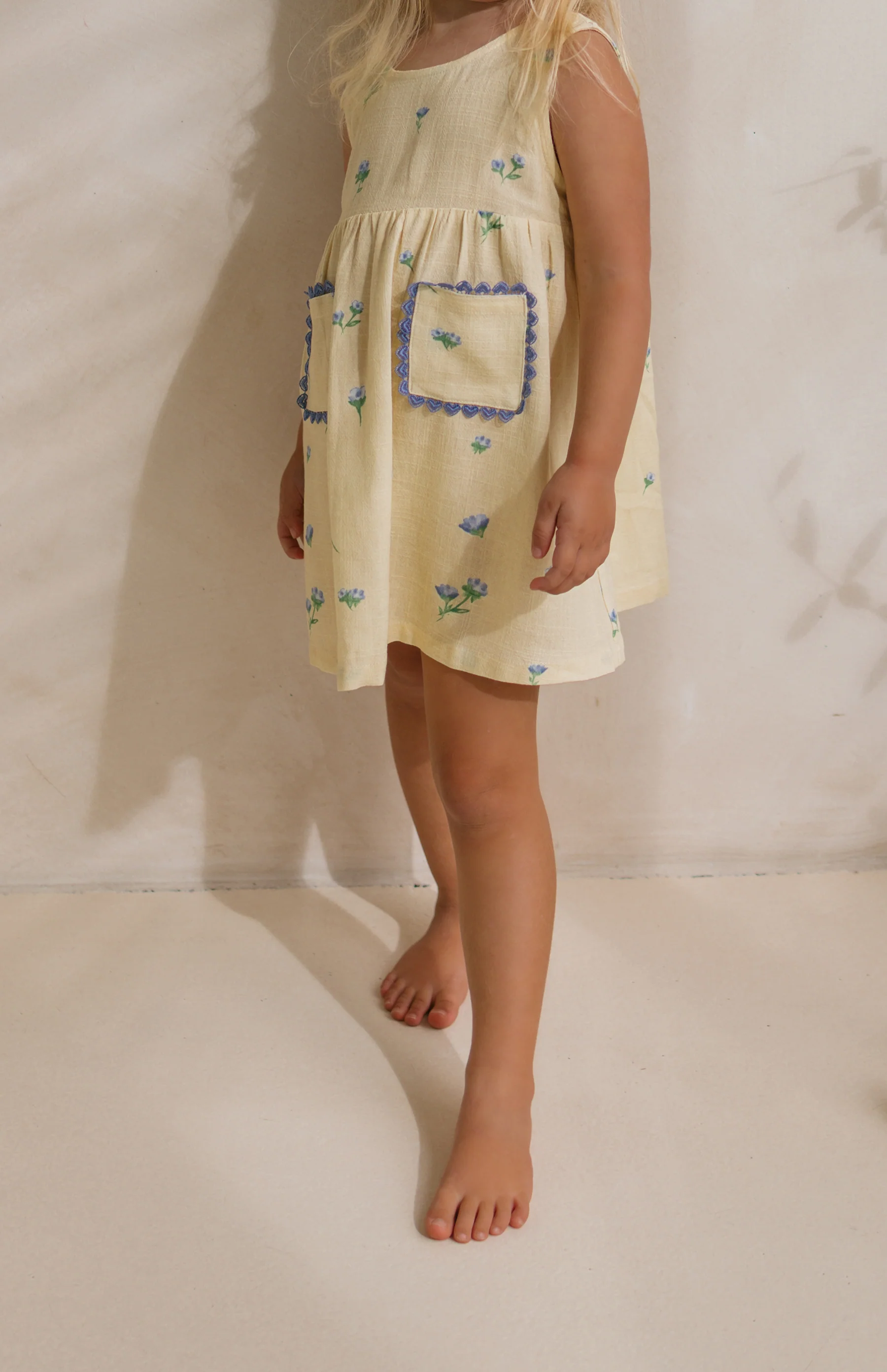 GOLDIE DRESS - BELLE FLEUR LEMON