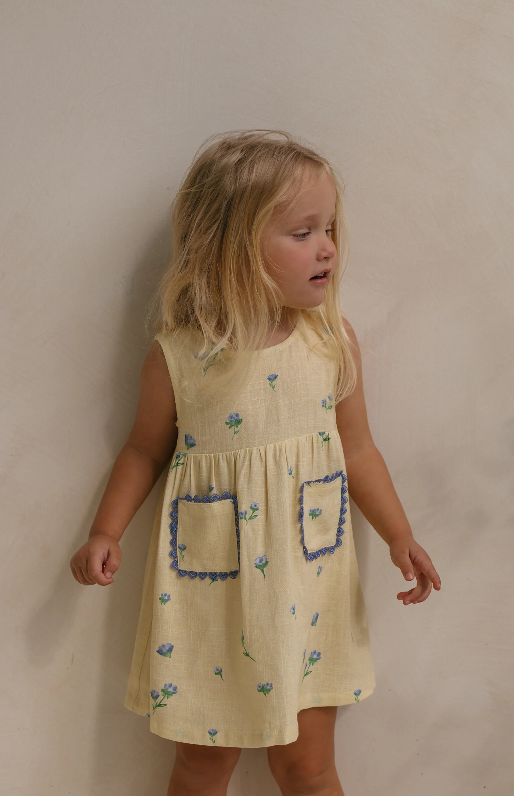 GOLDIE DRESS - BELLE FLEUR LEMON - Image 2