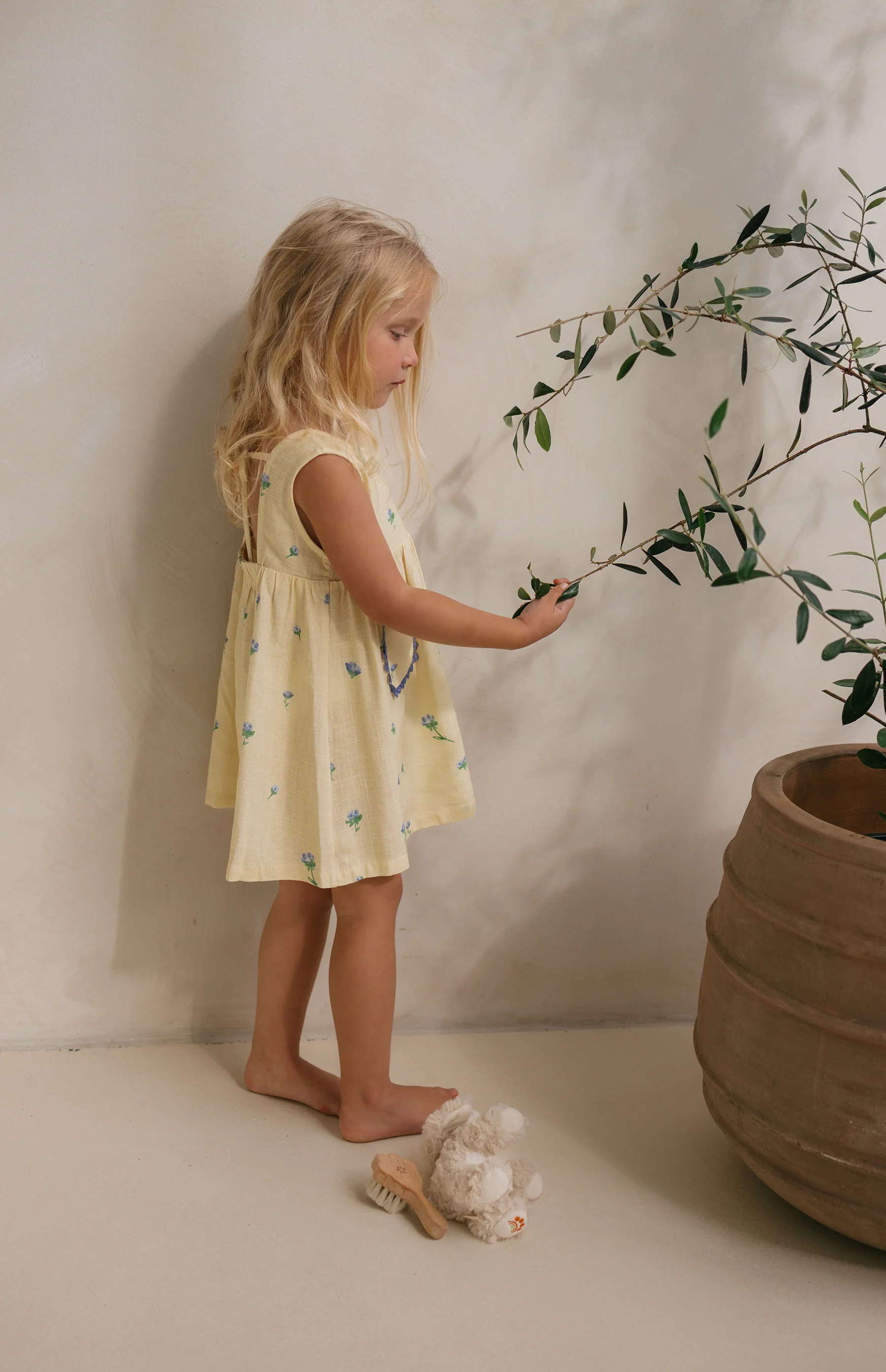 GOLDIE DRESS - BELLE FLEUR LEMON - Image 3