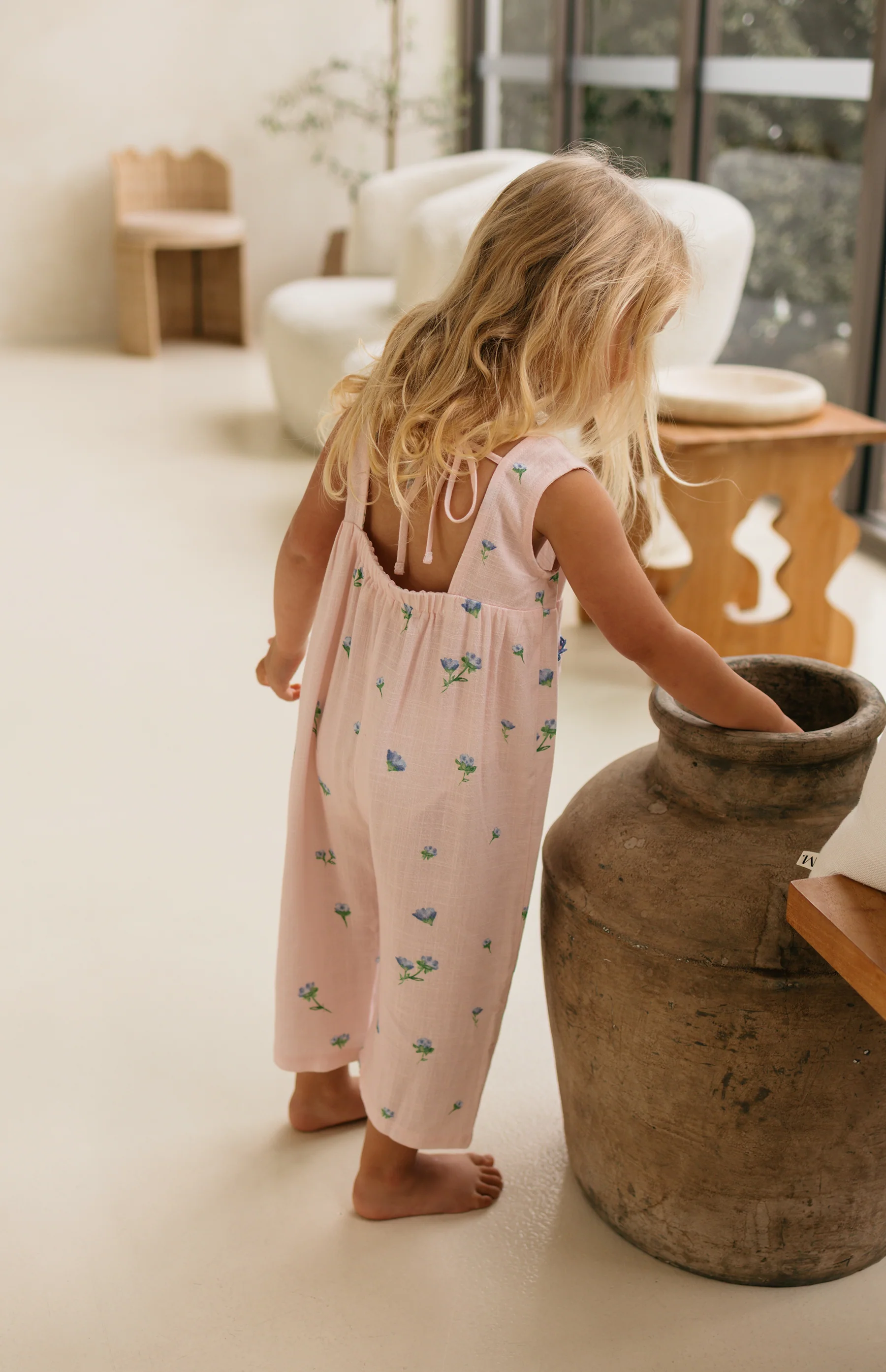 GOLDIE JUMPSUIT - BELLE FLEUR BLUSH - Image 2