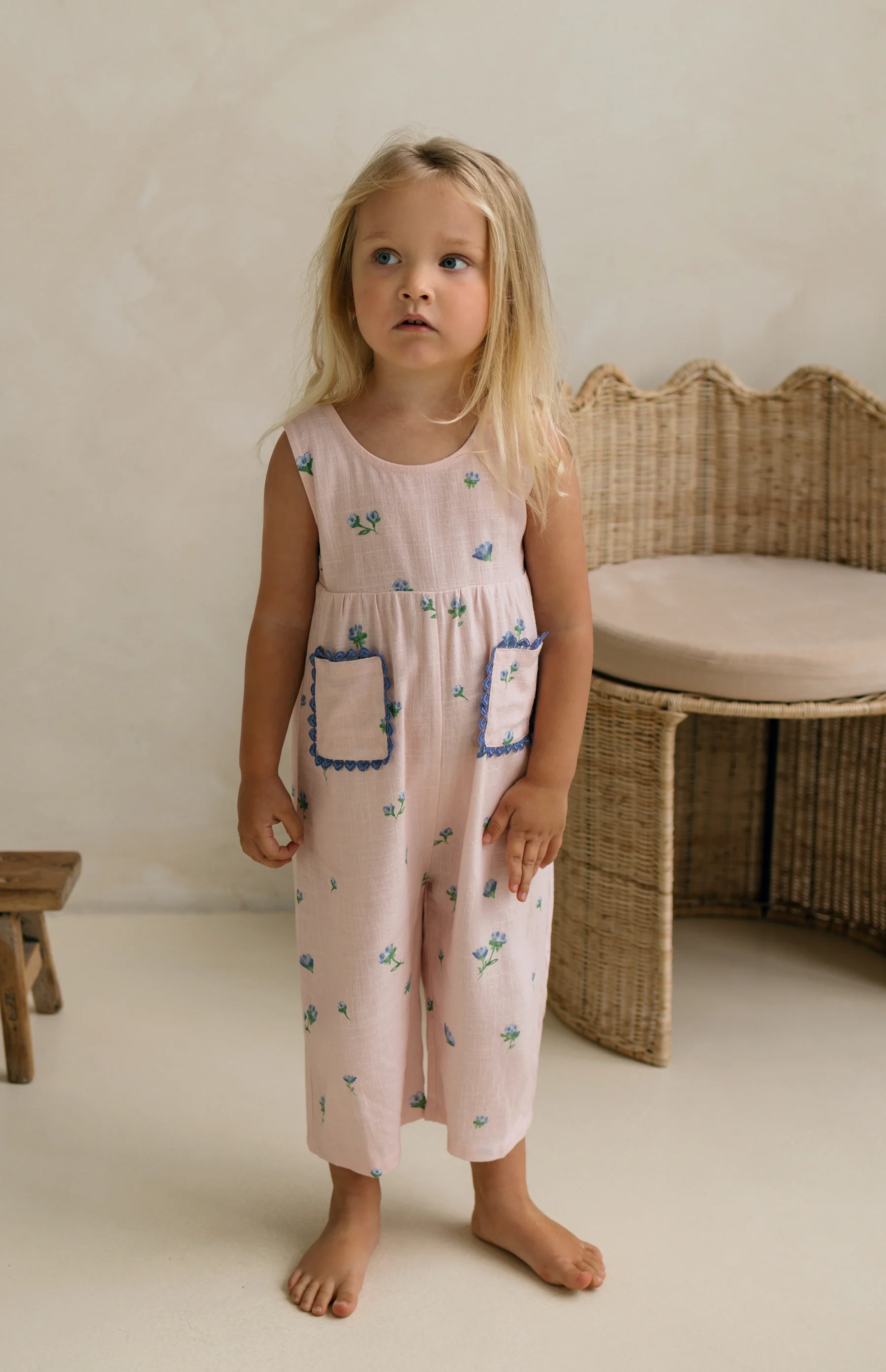 GOLDIE JUMPSUIT - BELLE FLEUR BLUSH - Image 5