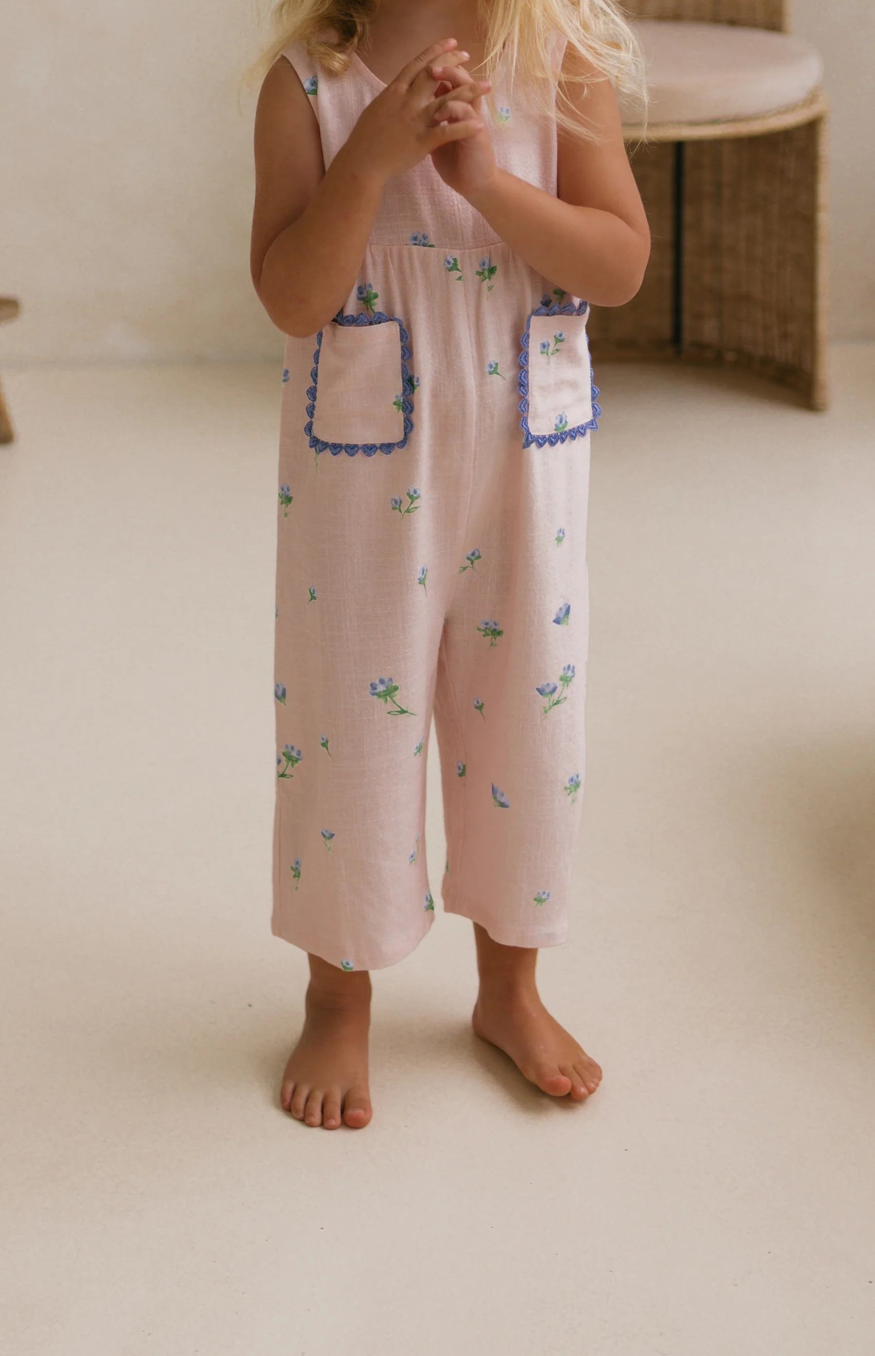 GOLDIE JUMPSUIT - BELLE FLEUR BLUSH - Image 6