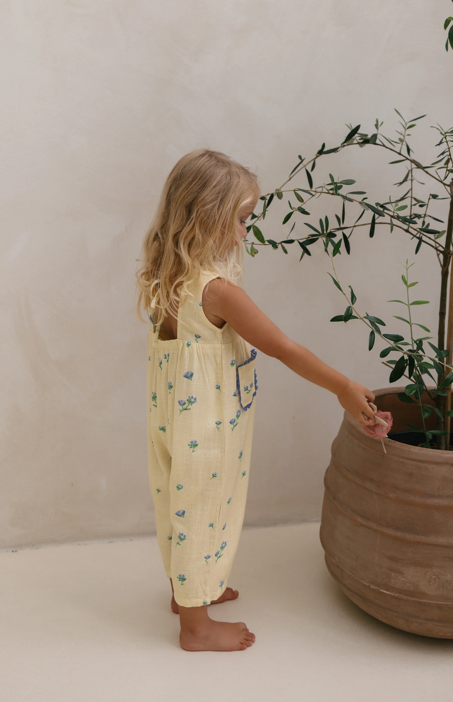 GOLDIE JUMPSUIT - BELLE FLEUR LEMON - Image 2