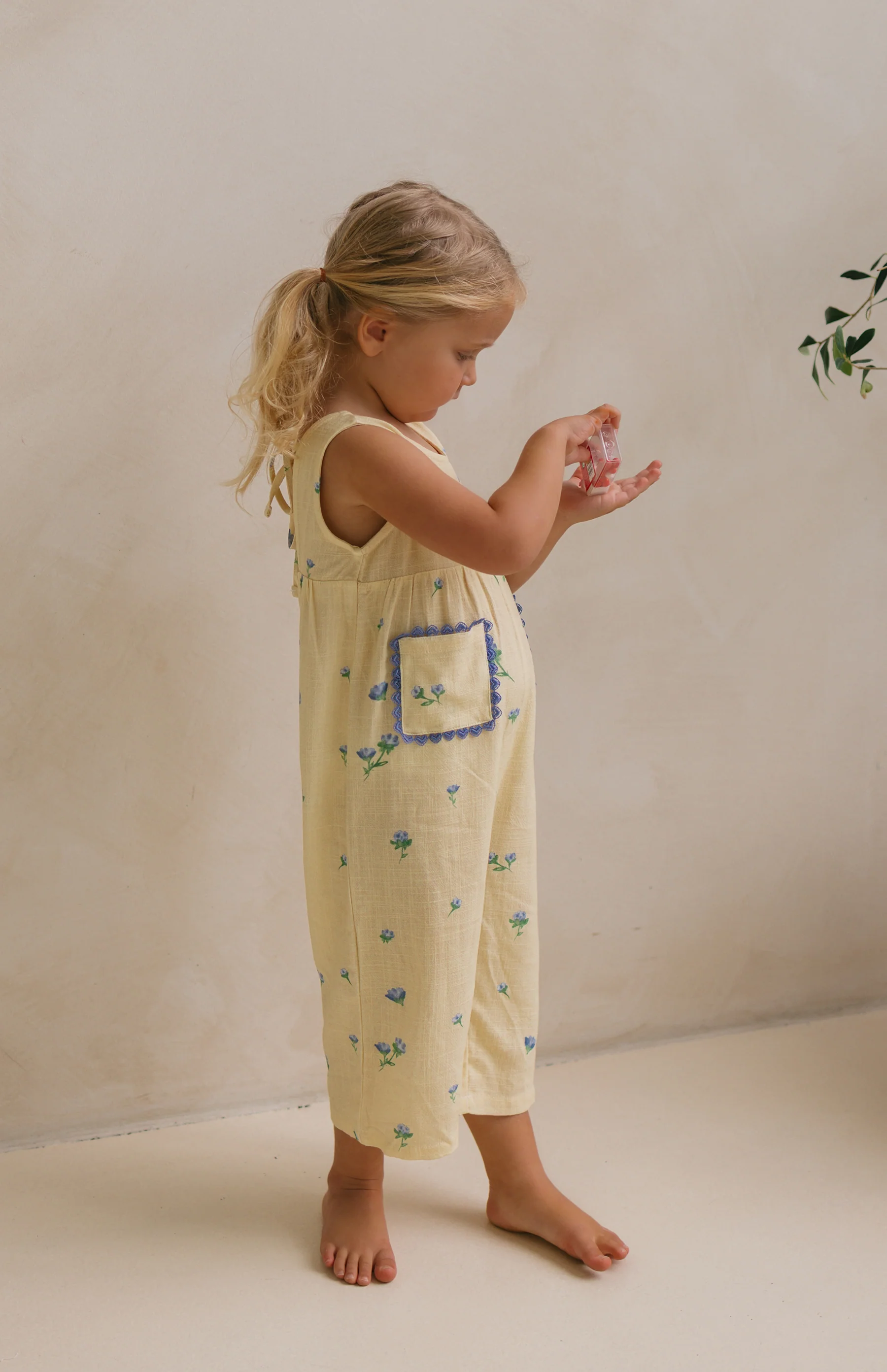 GOLDIE JUMPSUIT - BELLE FLEUR LEMON - Image 5