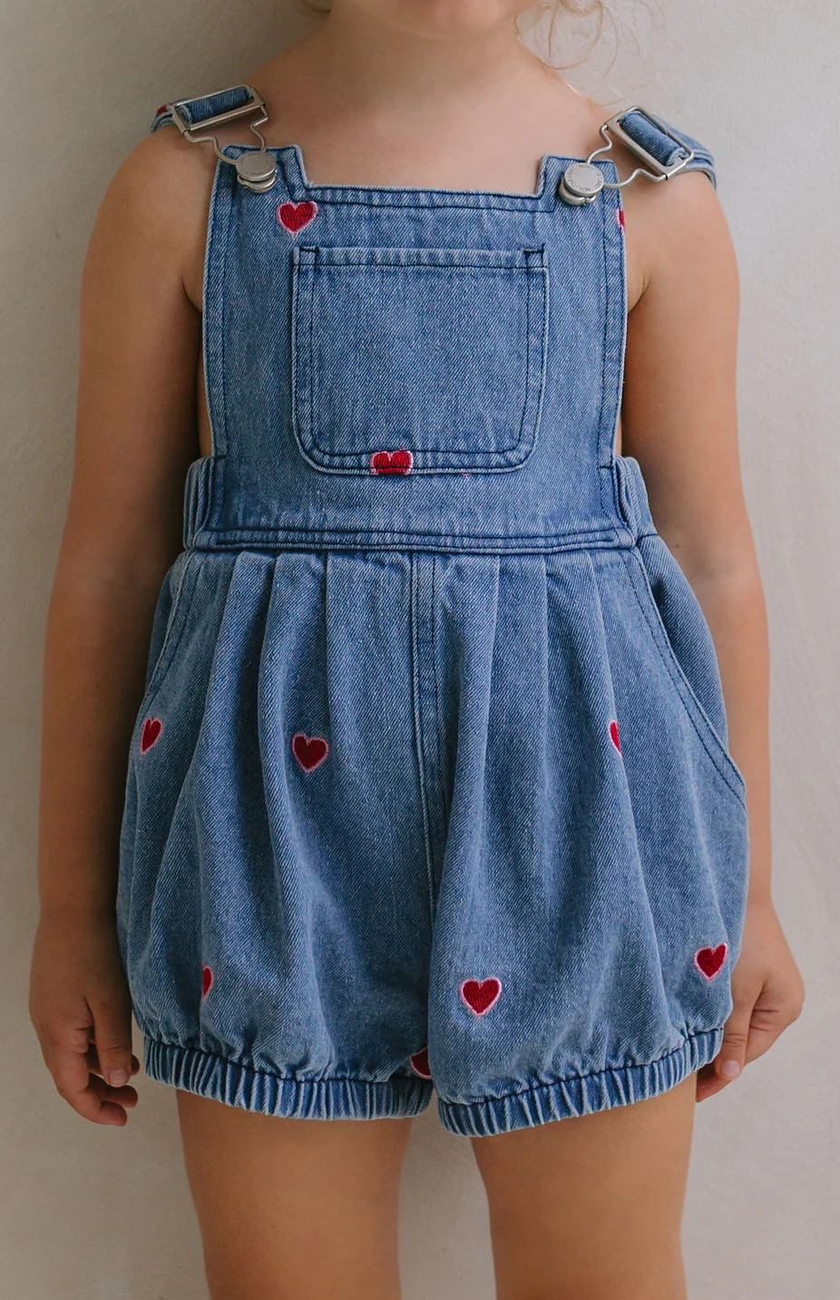 HEART DENIM ROMPER - Image 9