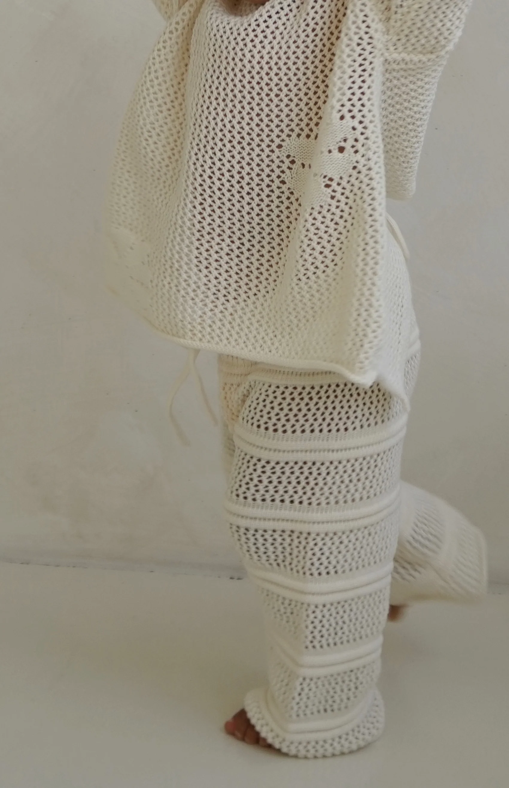 INDIA CROCHET PANT - CREAM - Image 3