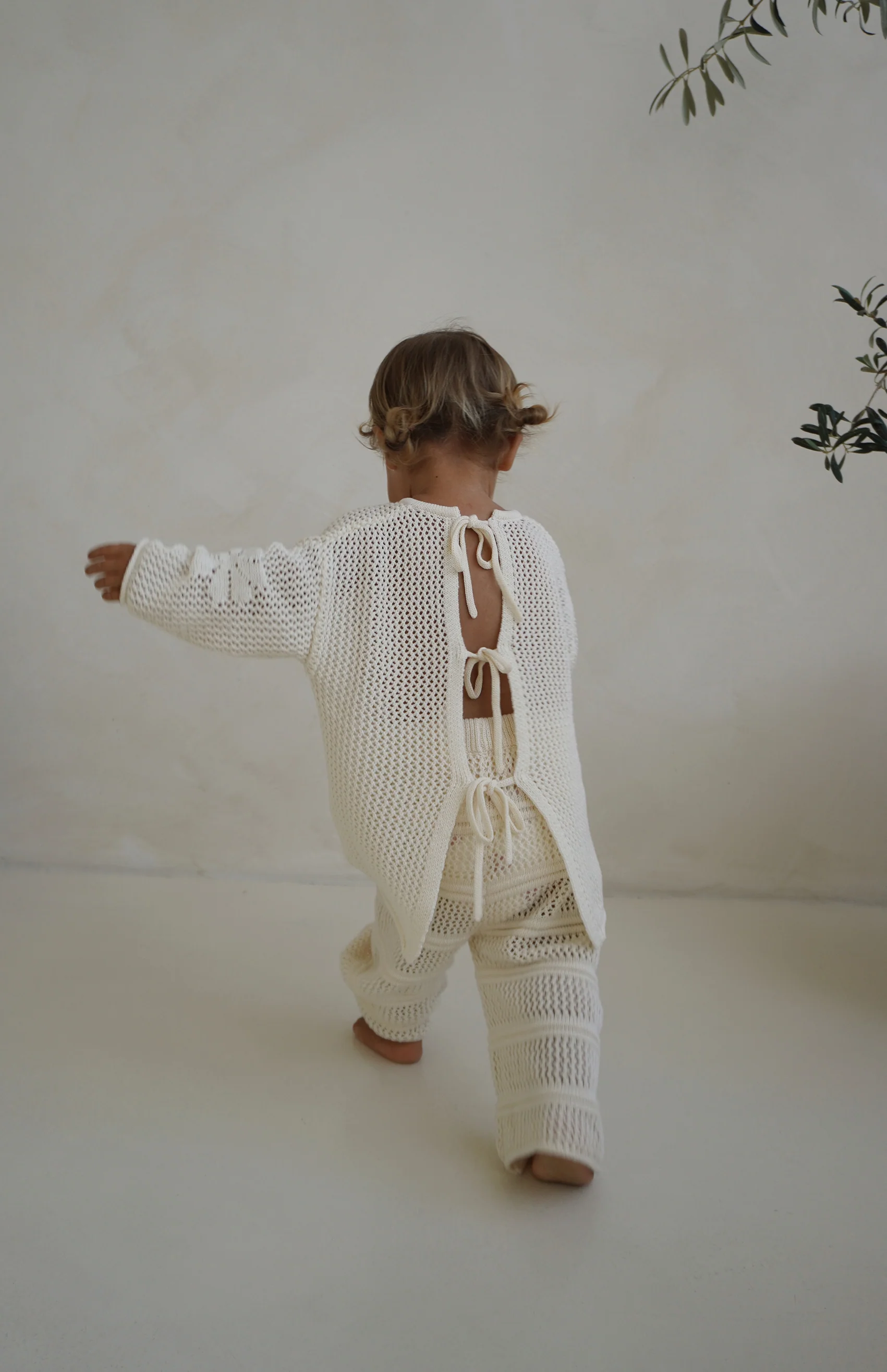 INDIA CROCHET PANT - CREAM - Image 4