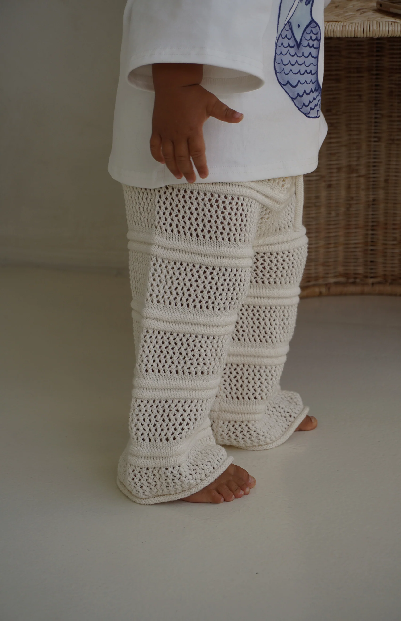 INDIA CROCHET PANT - CREAM - Image 6