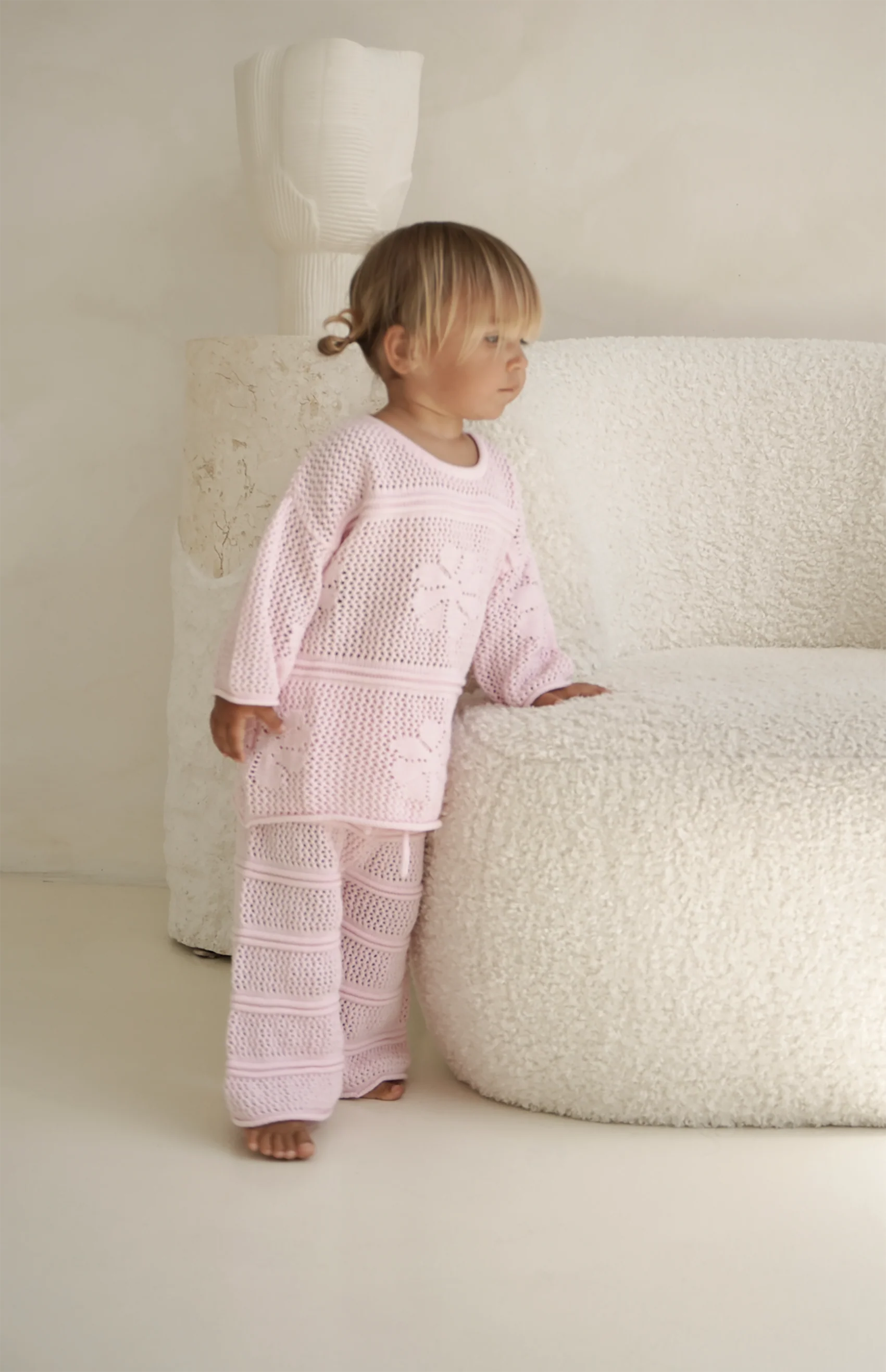 INDIA CROCHET PANT - PINK - Image 4