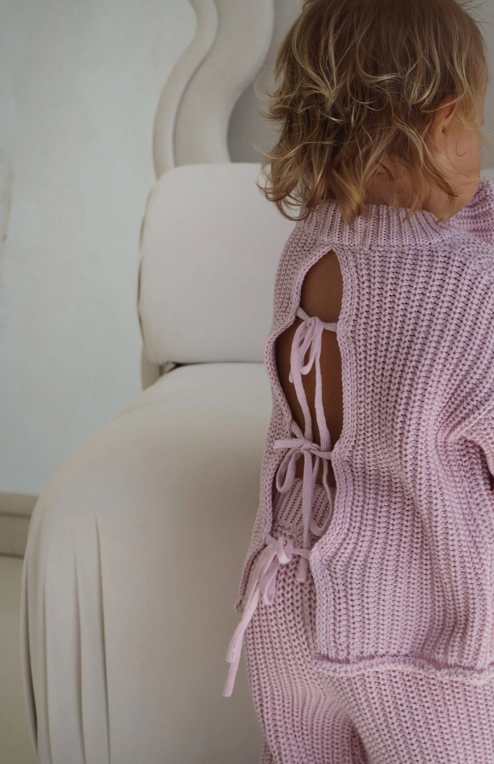 JUNIE BACK TIE KNIT - PERIWINKLE - Image 6