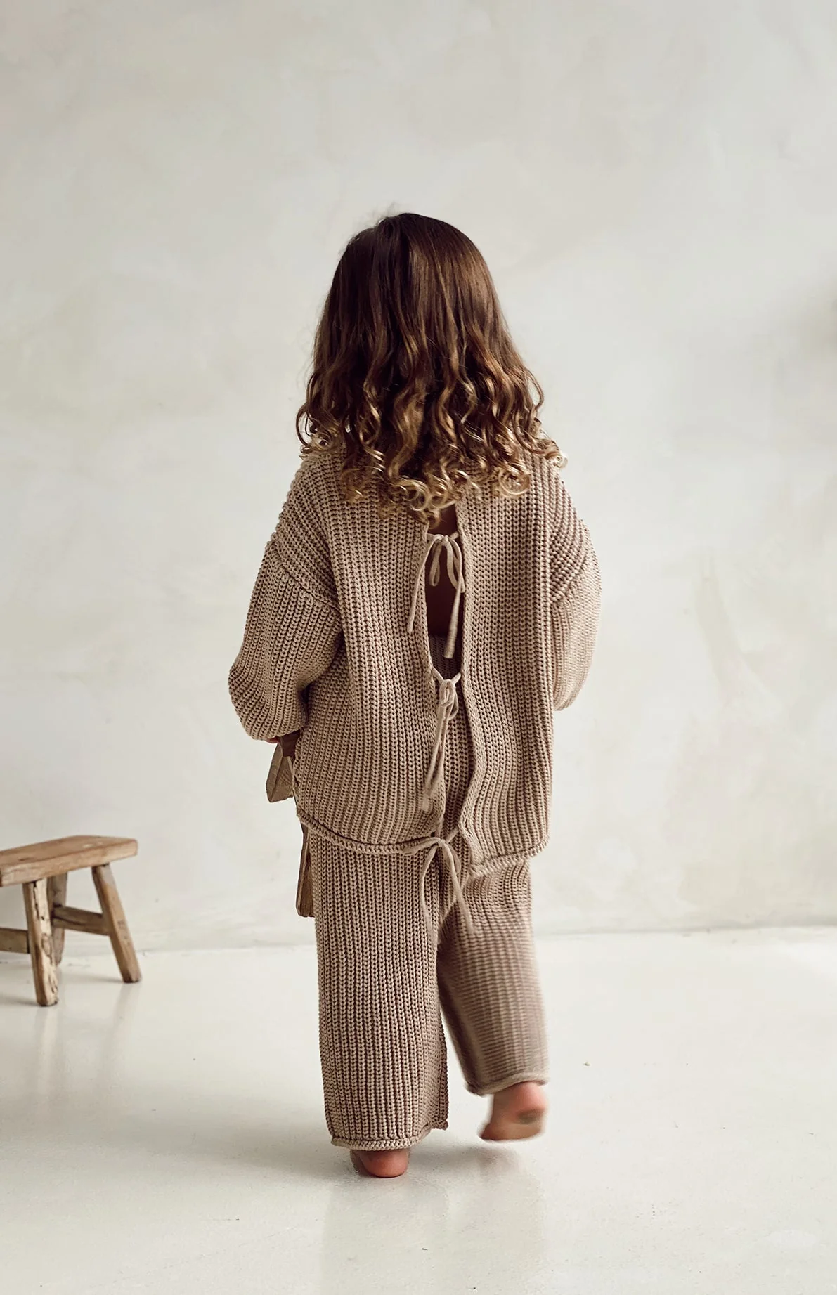 KNIT PANT - SAND - Image 3