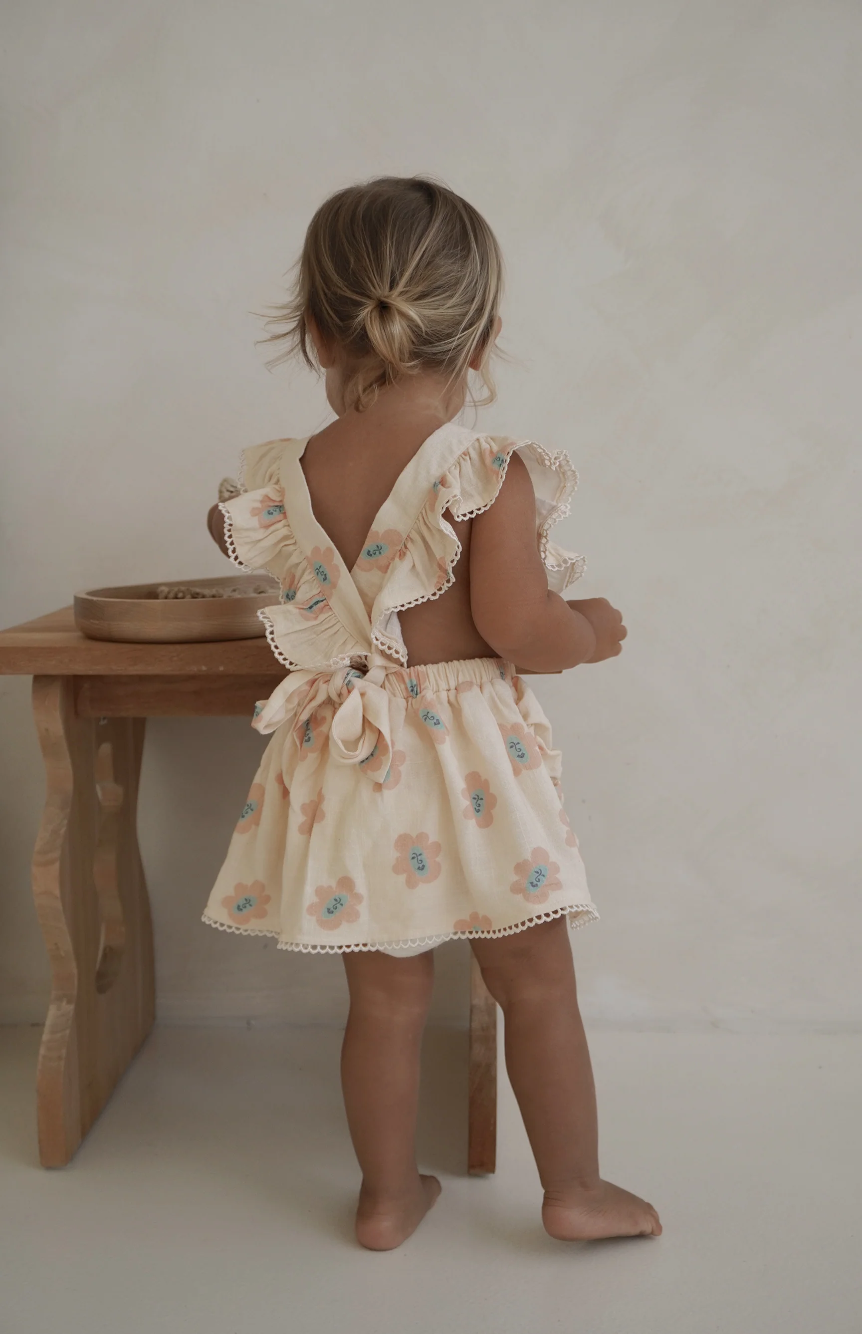 LAYA DRESS - PEACHY BLOOMS