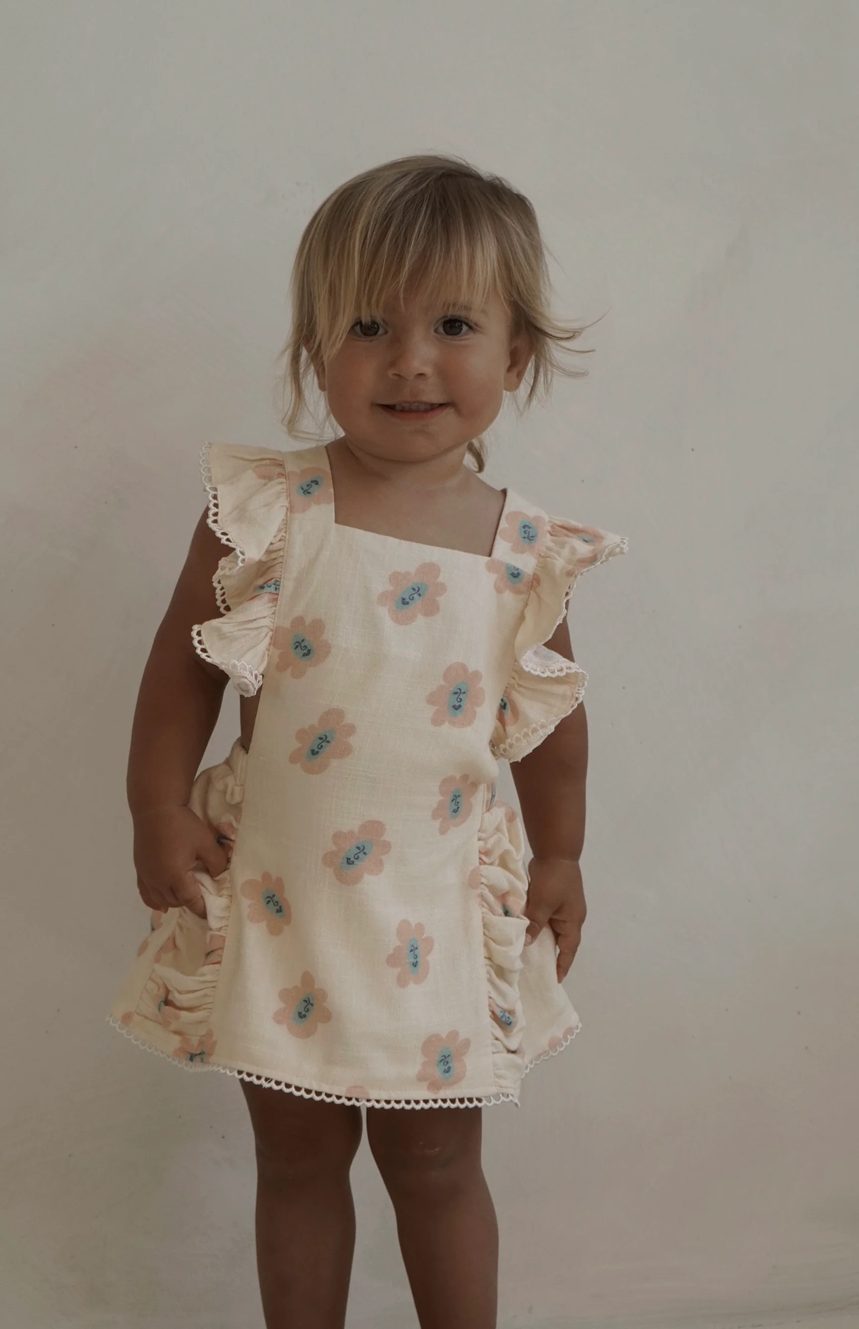 LAYA DRESS - PEACHY BLOOMS - Image 2