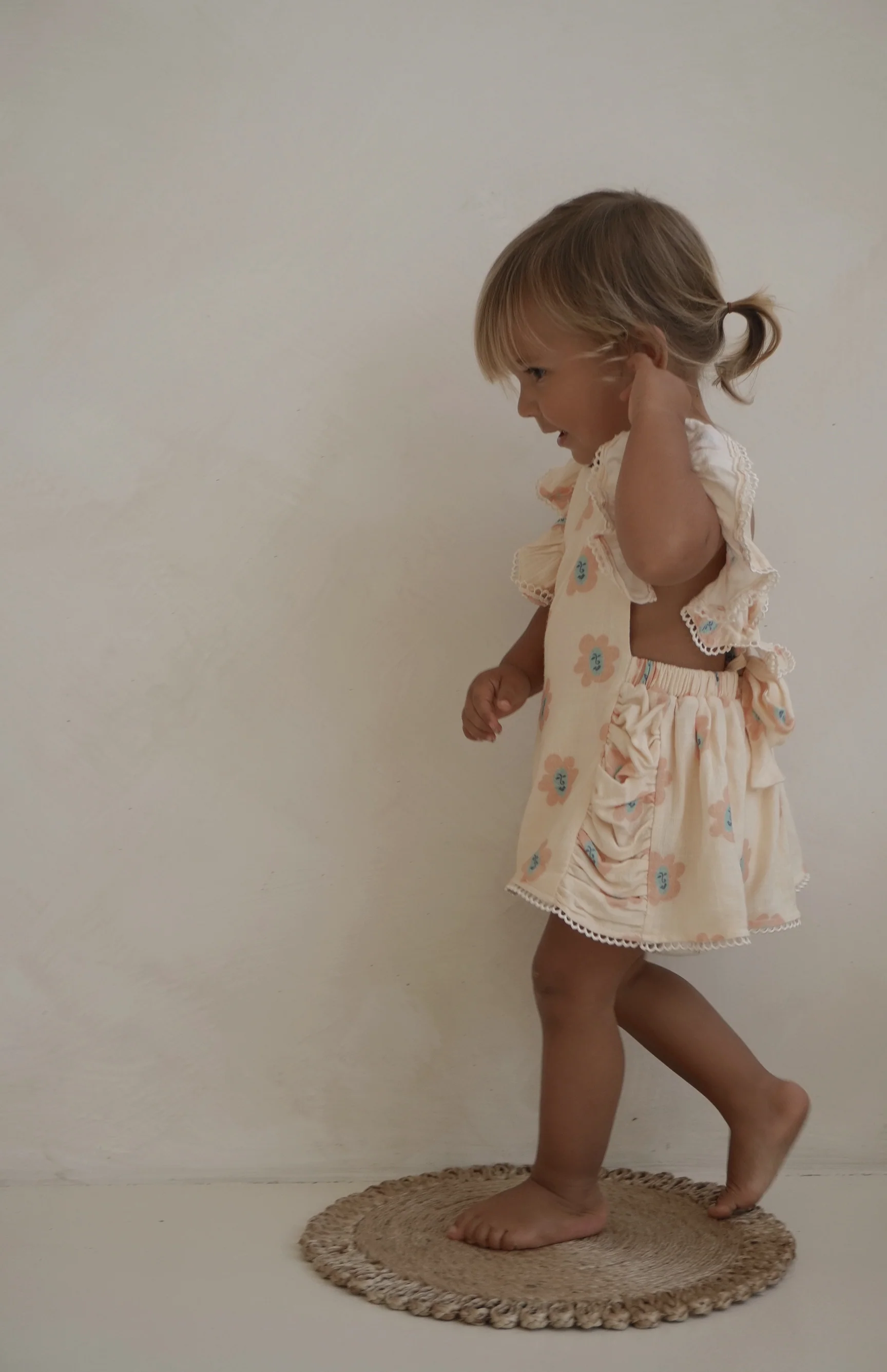 LAYA DRESS - PEACHY BLOOMS - Image 3
