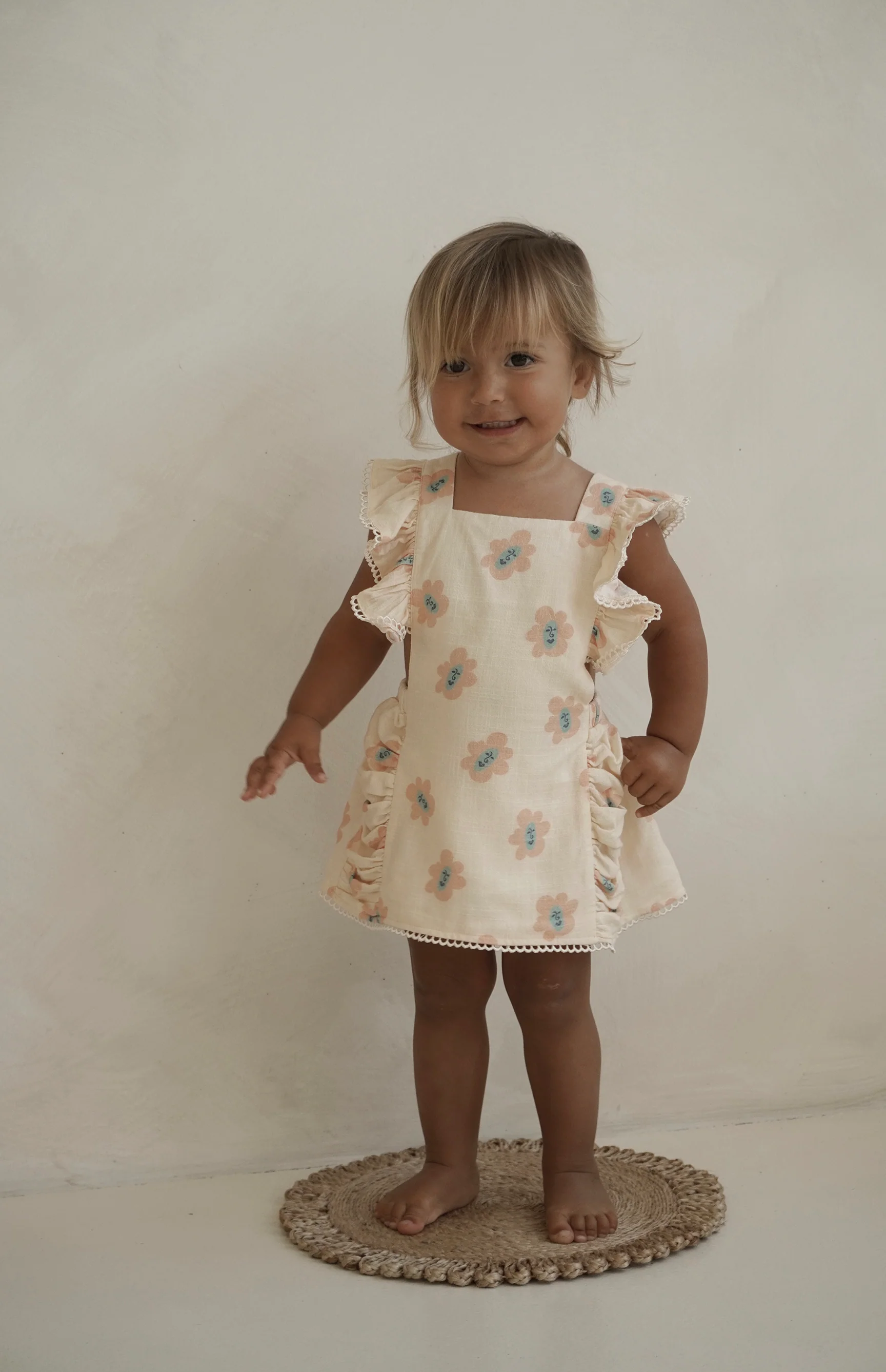 LAYA DRESS - PEACHY BLOOMS - Image 4