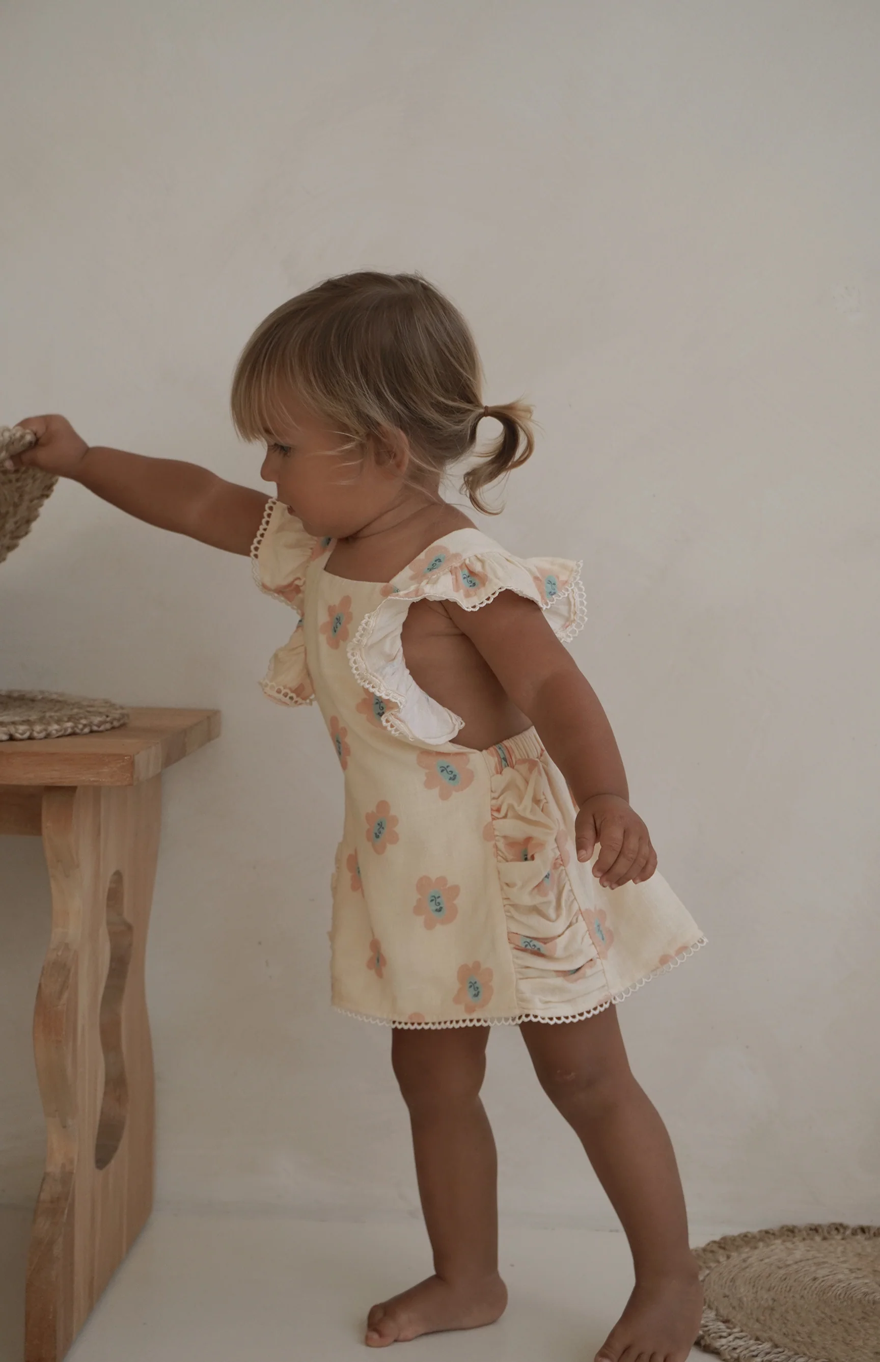 LAYA DRESS - PEACHY BLOOMS - Image 5
