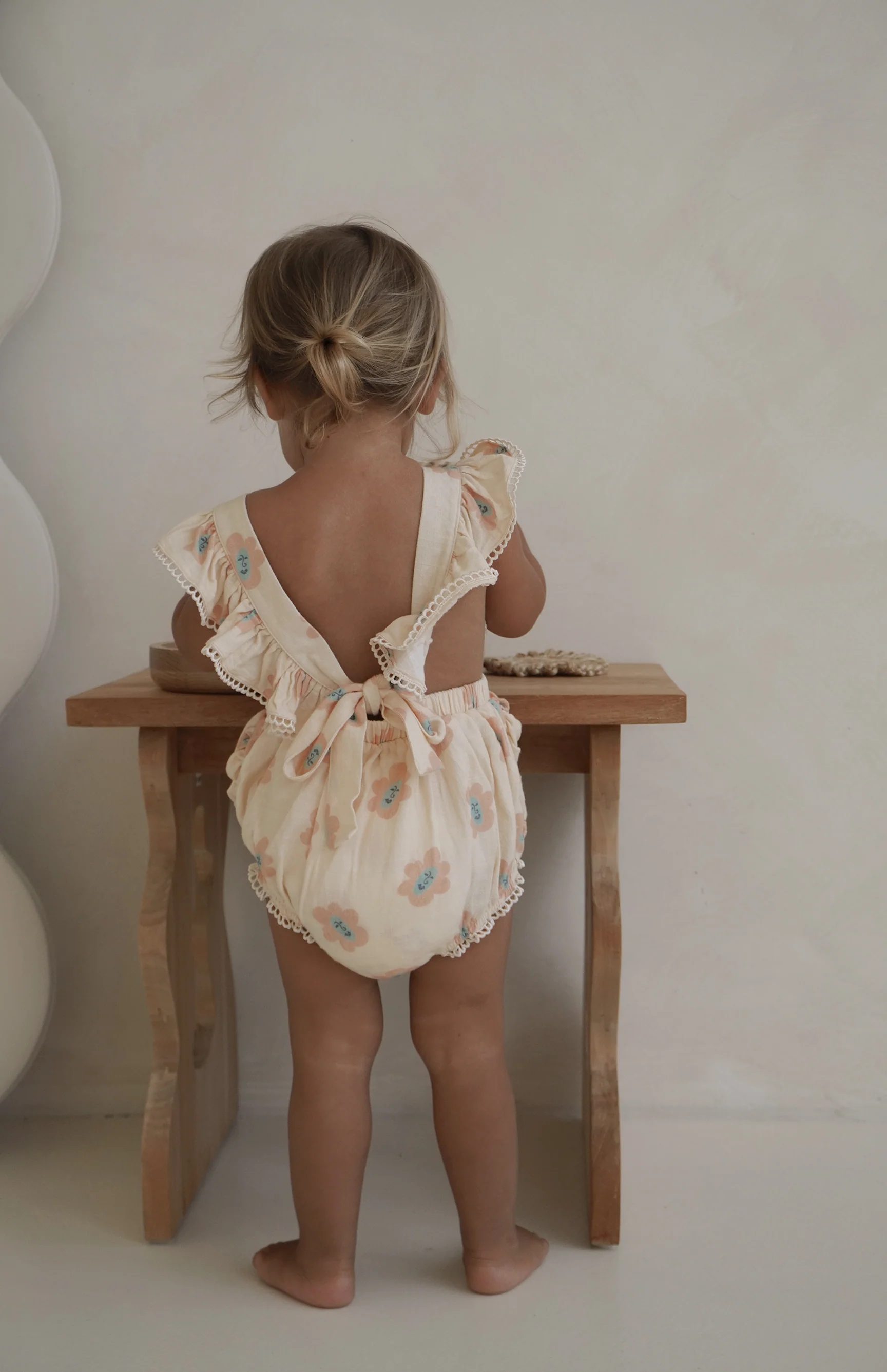 LAYA ROMPER - PEACHY BLOOMS - Image 2