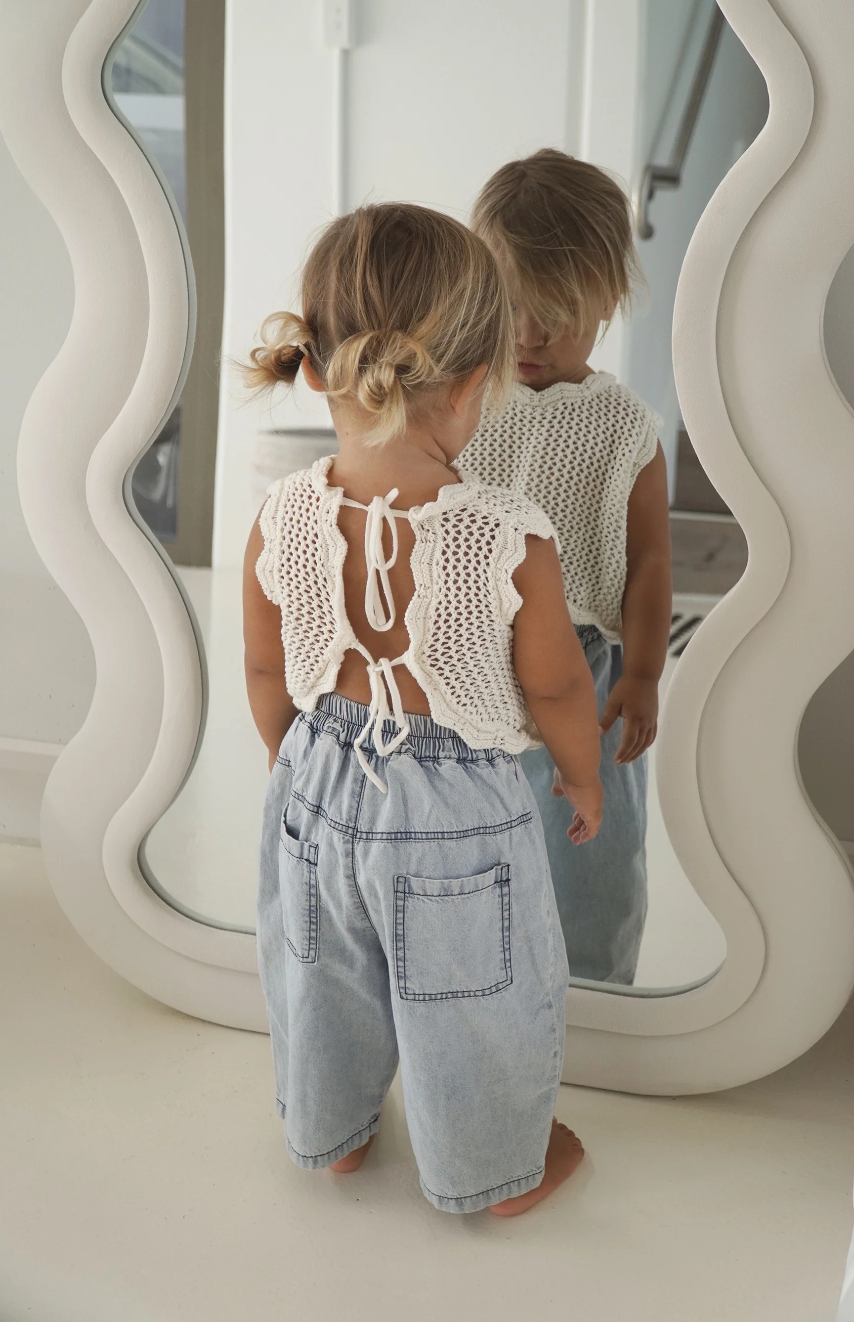 LILY CROCHET TOP - CREAM