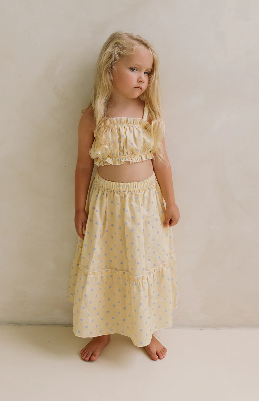 LIMON BLEU CROP & SKIRT SET - Image 2