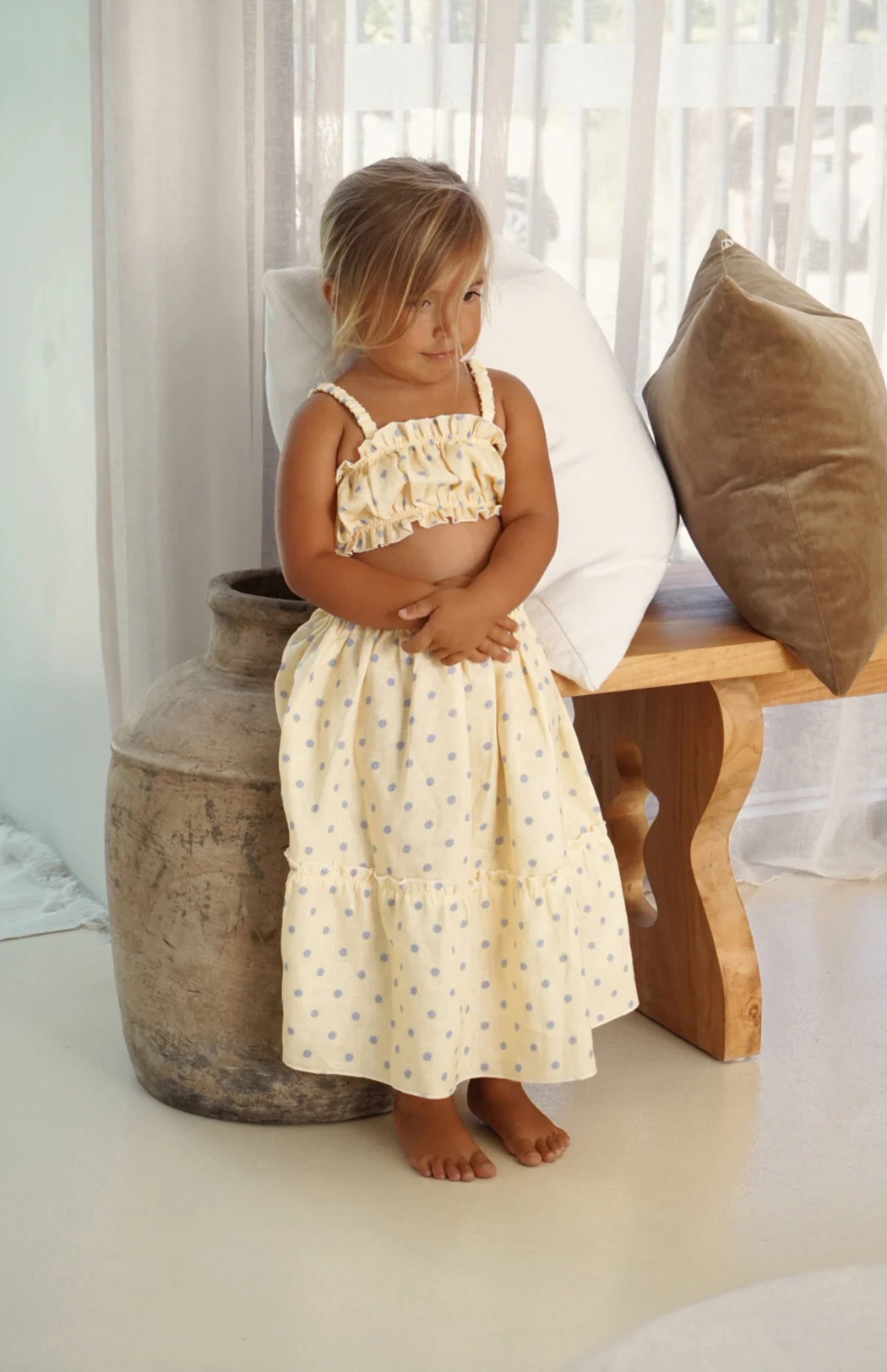 LIMON BLEU CROP & SKIRT SET - Image 3