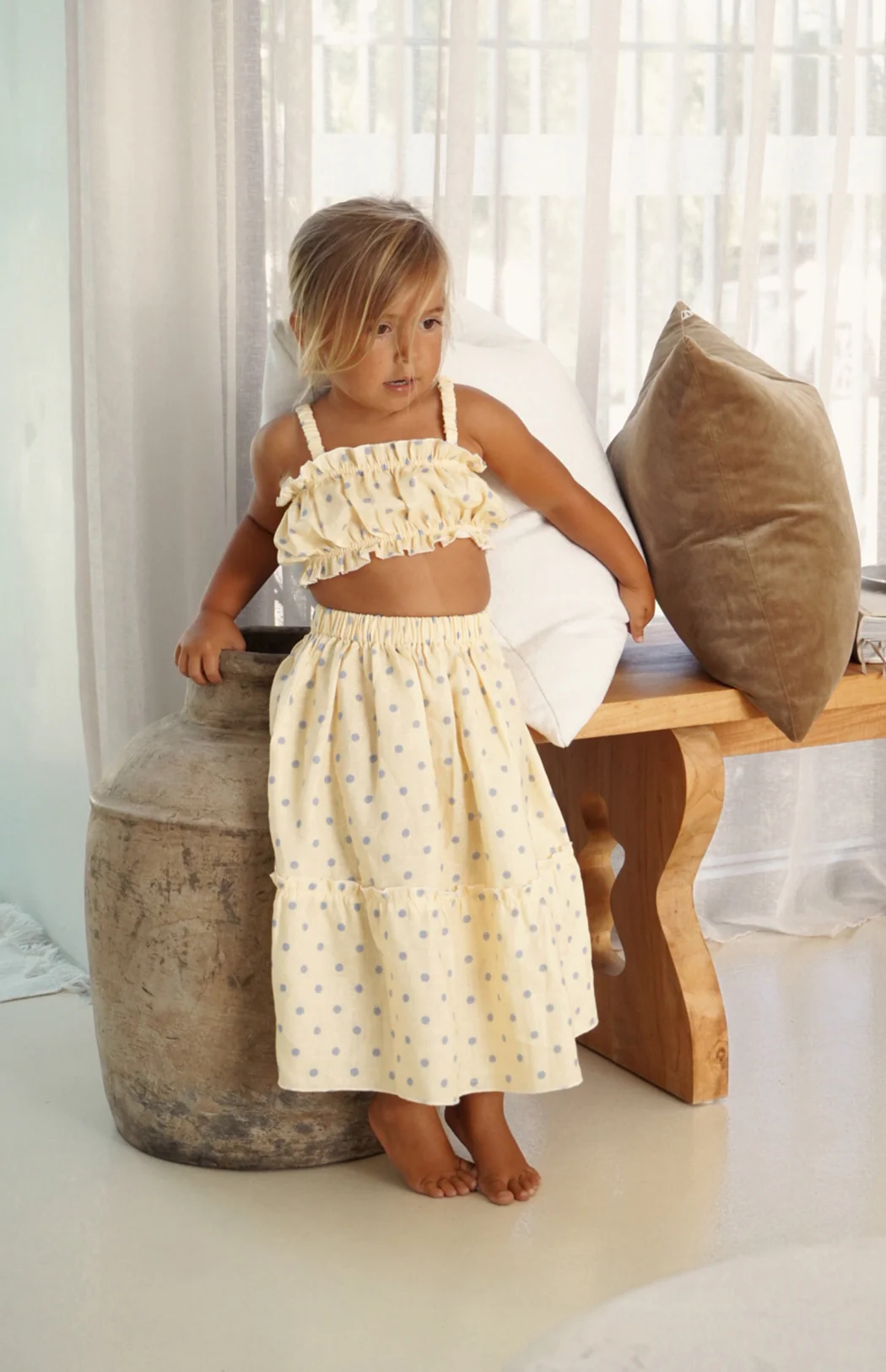 LIMON BLEU CROP & SKIRT SET - Image 7