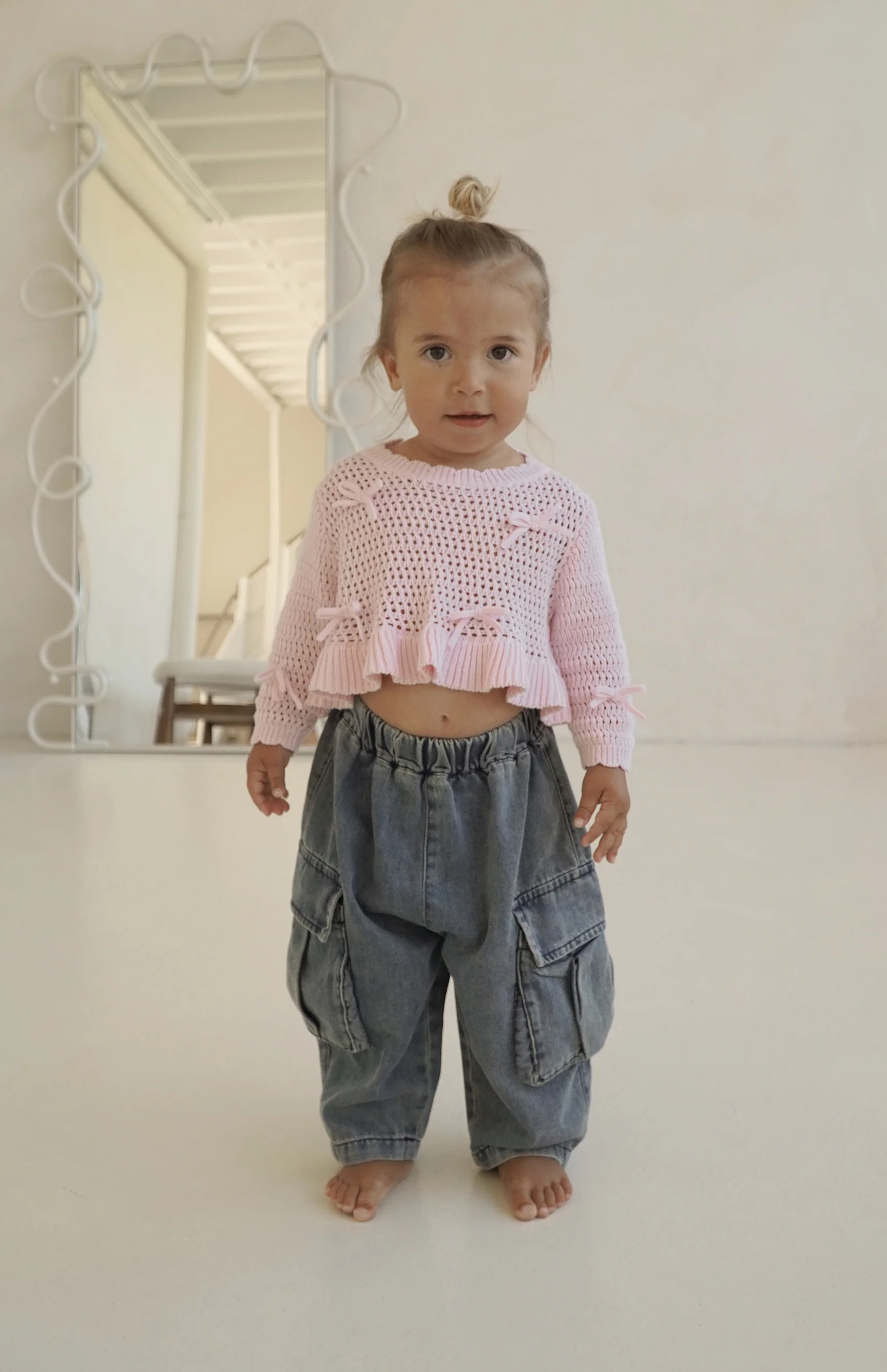 LOLA CROCHET TOP - PINK - Image 3