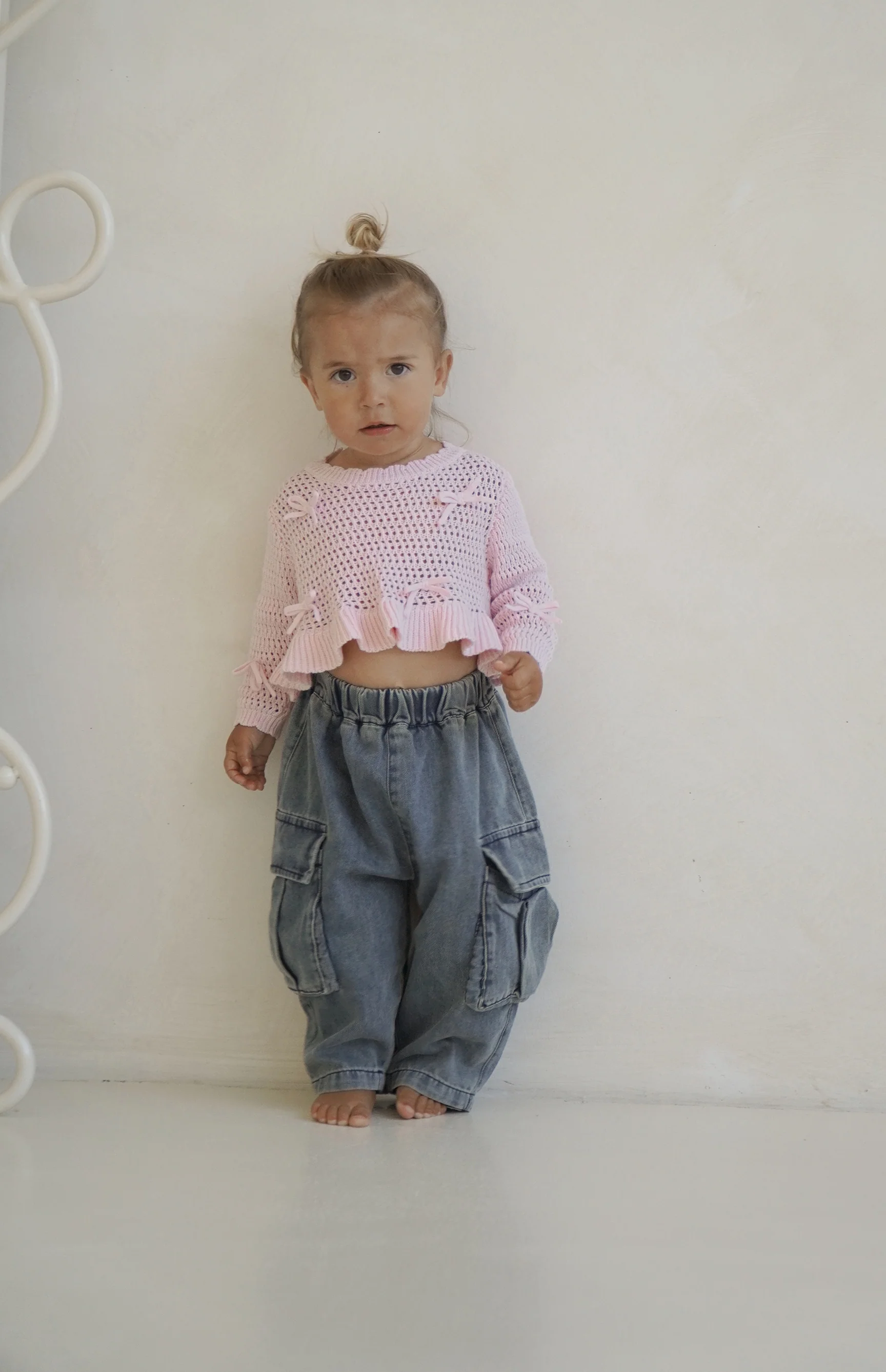 LOLA CROCHET TOP - PINK - Image 5