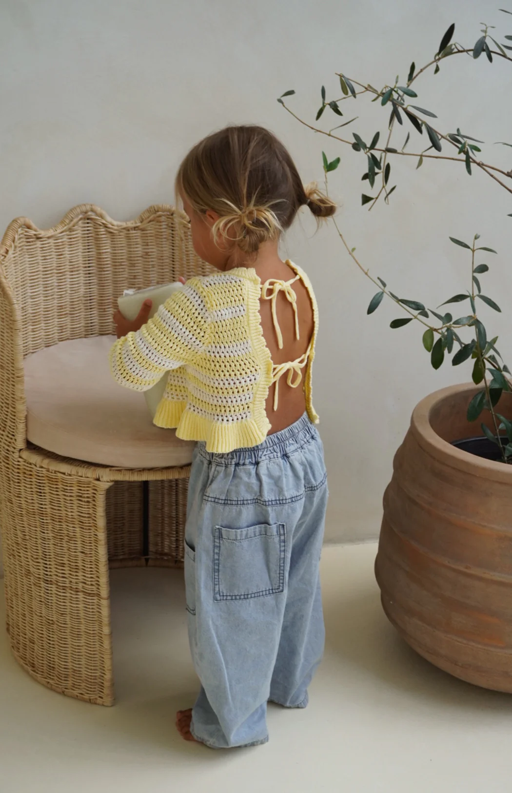 LOLA TOP - BUTTERCUP STRIPE - Image 3