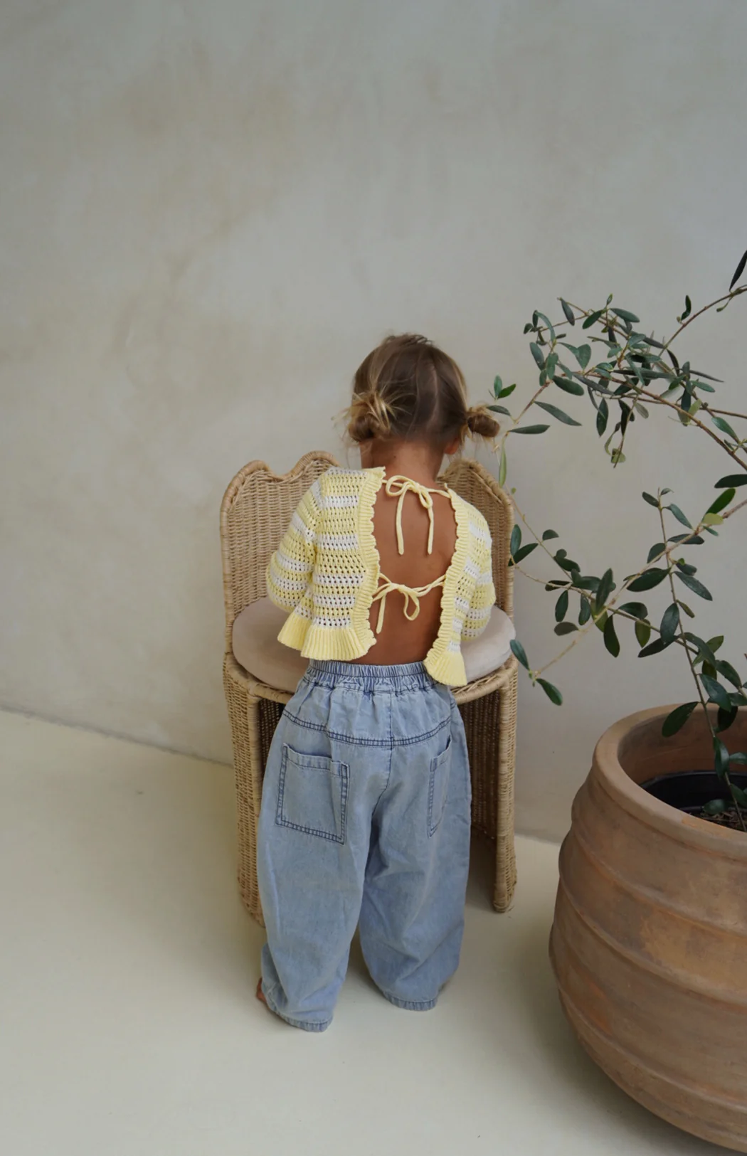 LOLA TOP - BUTTERCUP STRIPE - Image 4