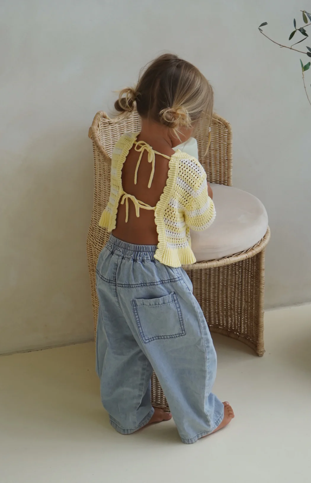 LOLA TOP - BUTTERCUP STRIPE - Image 5