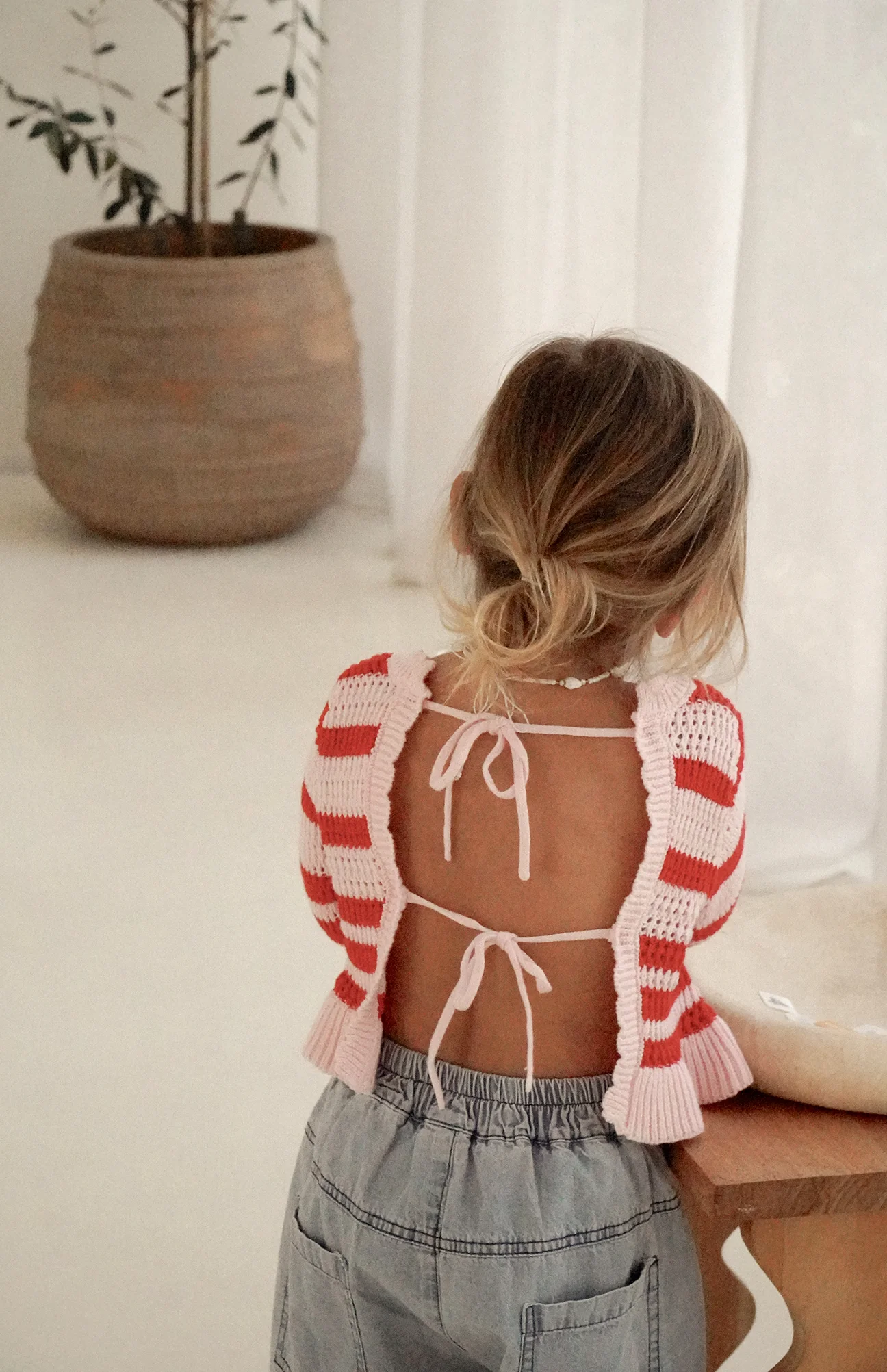 LOLA TOP - POPPY STRIPE - Image 5