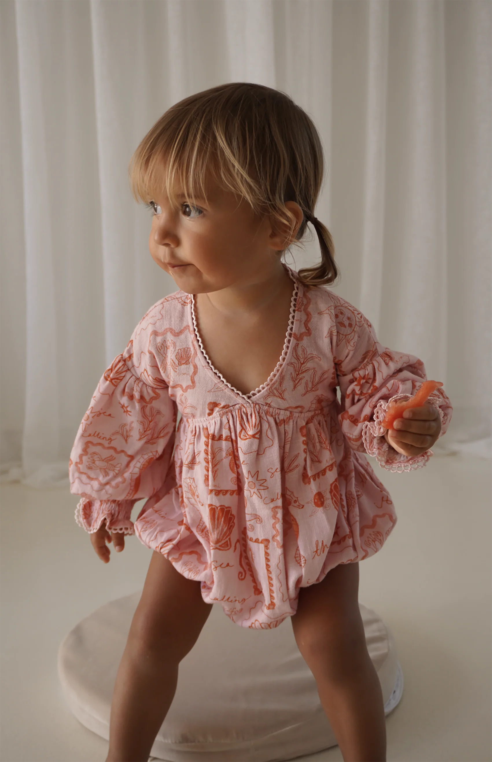 LOLLY ROMPER - PINK/RED - Image 6