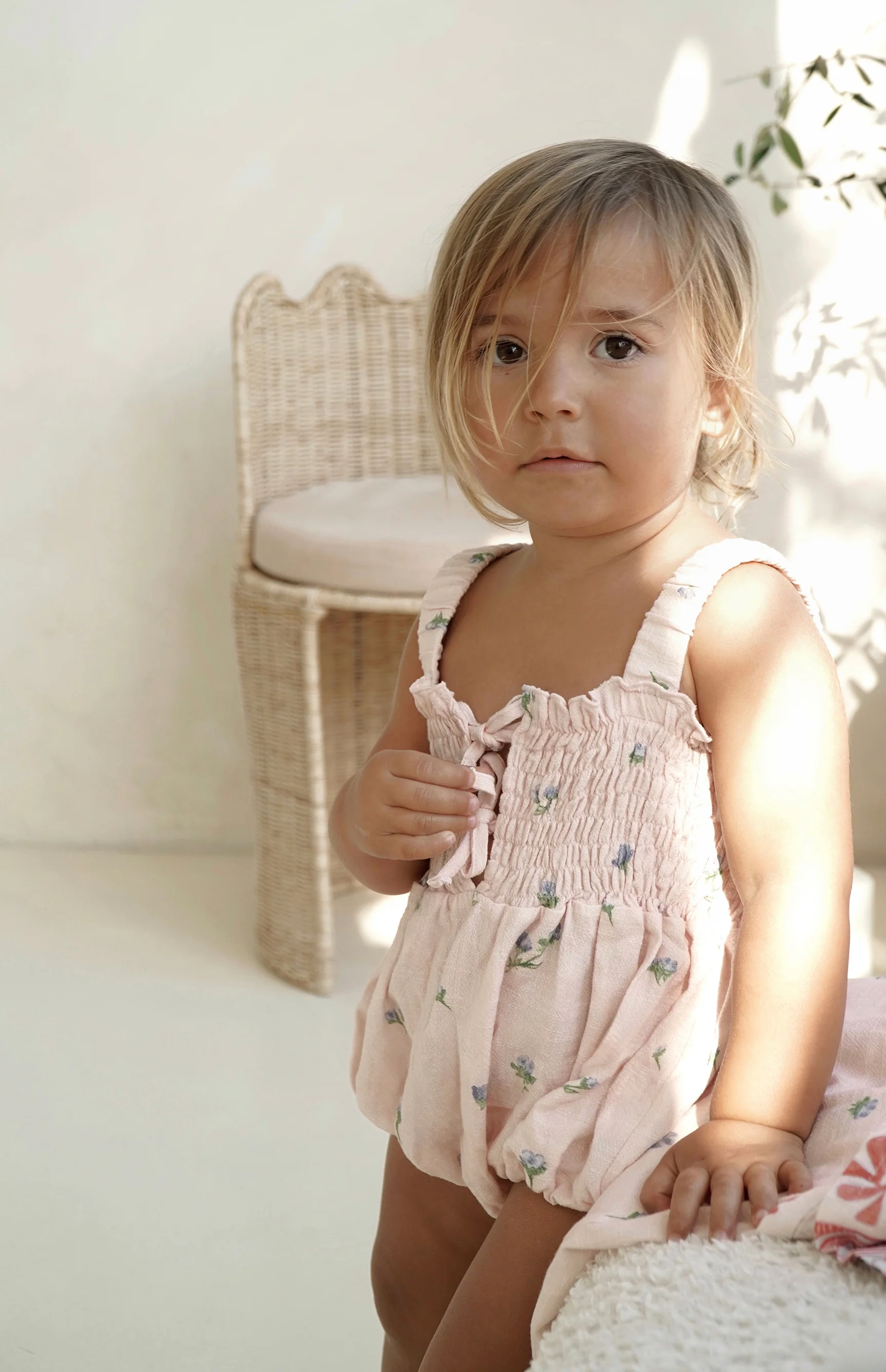 LOTTIE ROMPER - BELLE FLEUR BLUSH - Image 3