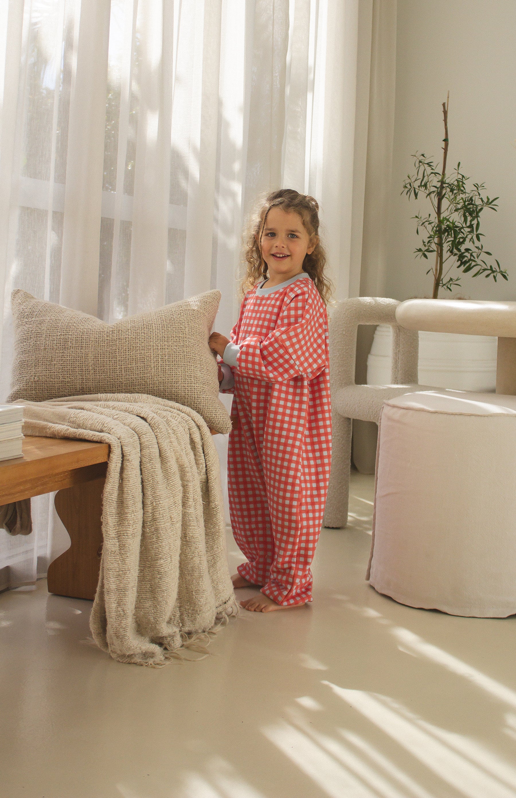 LOUNGE SUIT - CAPRI GINGHAM - Image 2