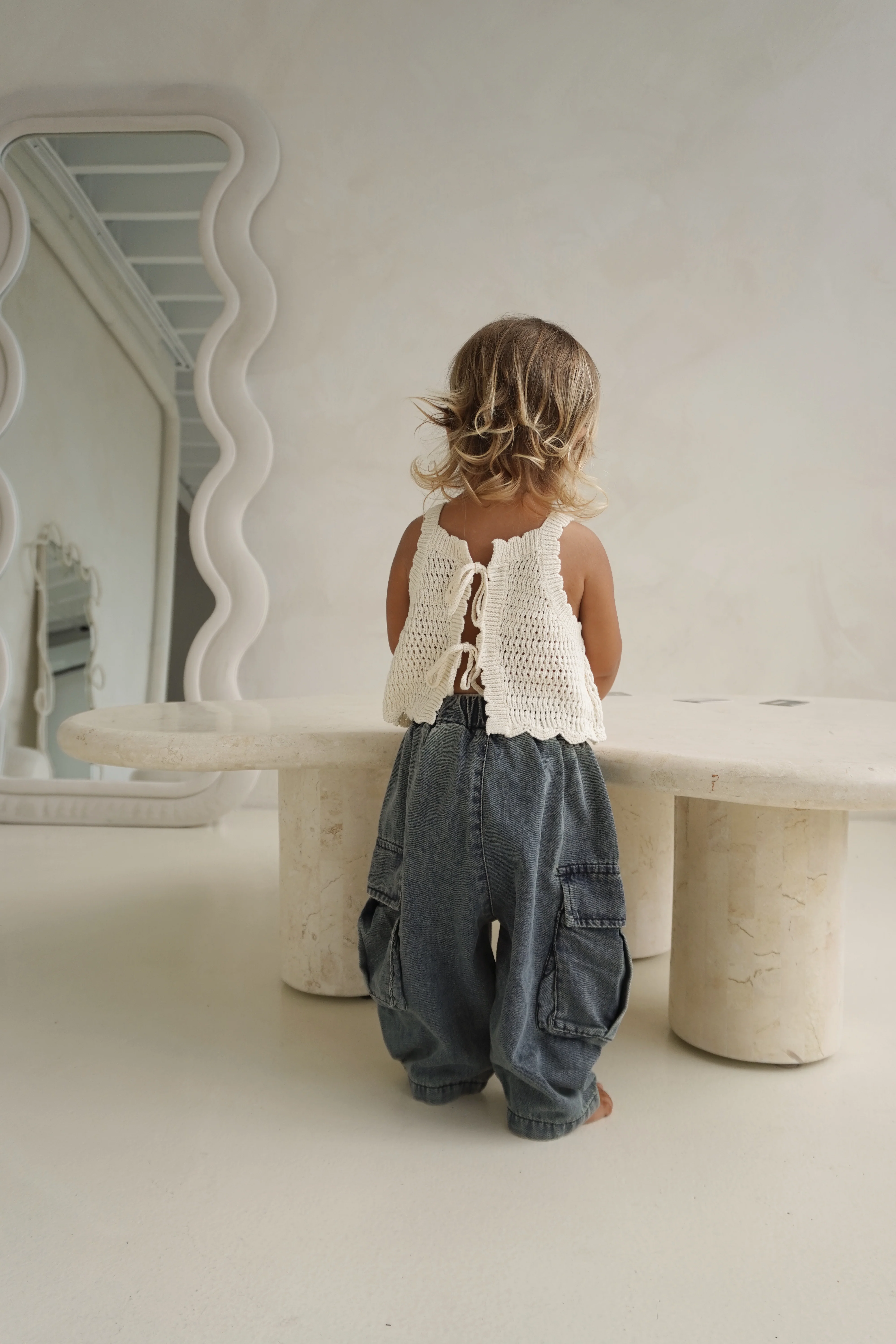 LUCIA CROCHET TOP - CREAM - Image 5