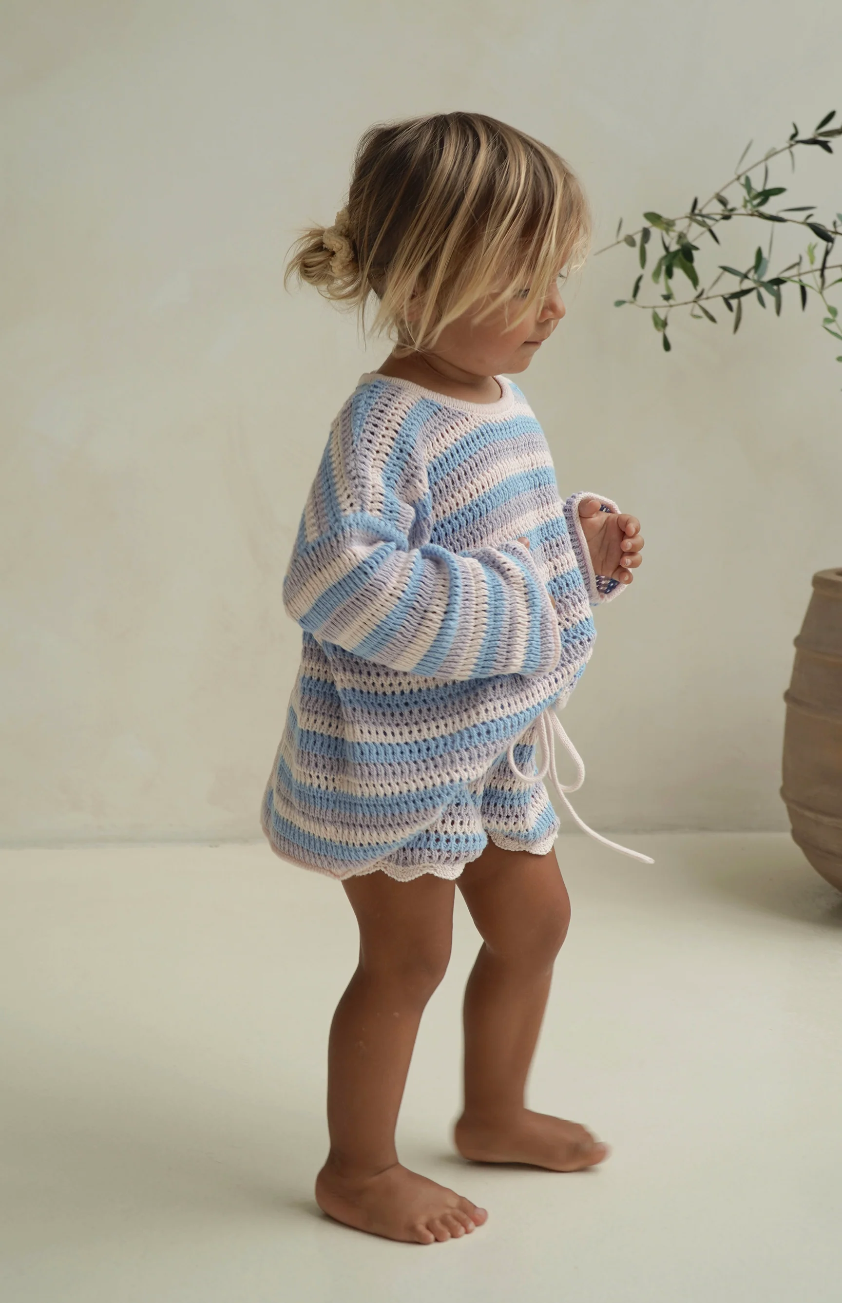 LUNA STRIPE SHORTS