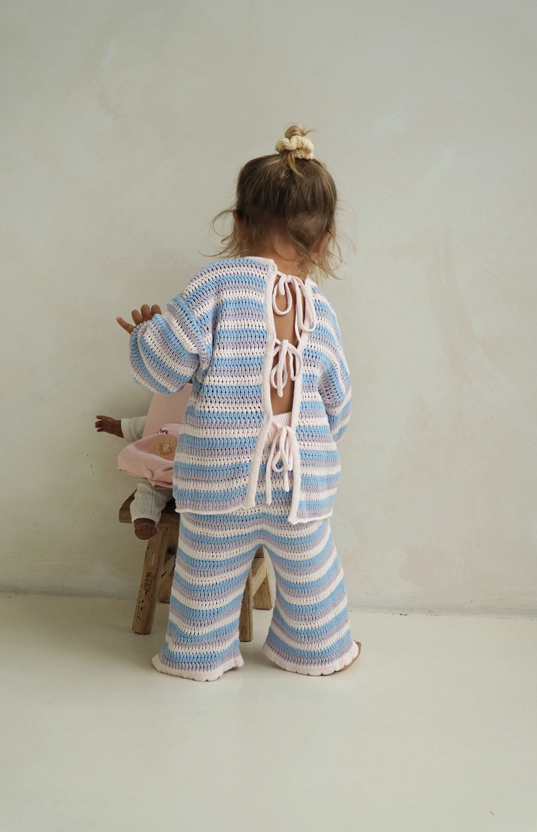 LUNA STRIPE TIE BACK TOP - Image 7