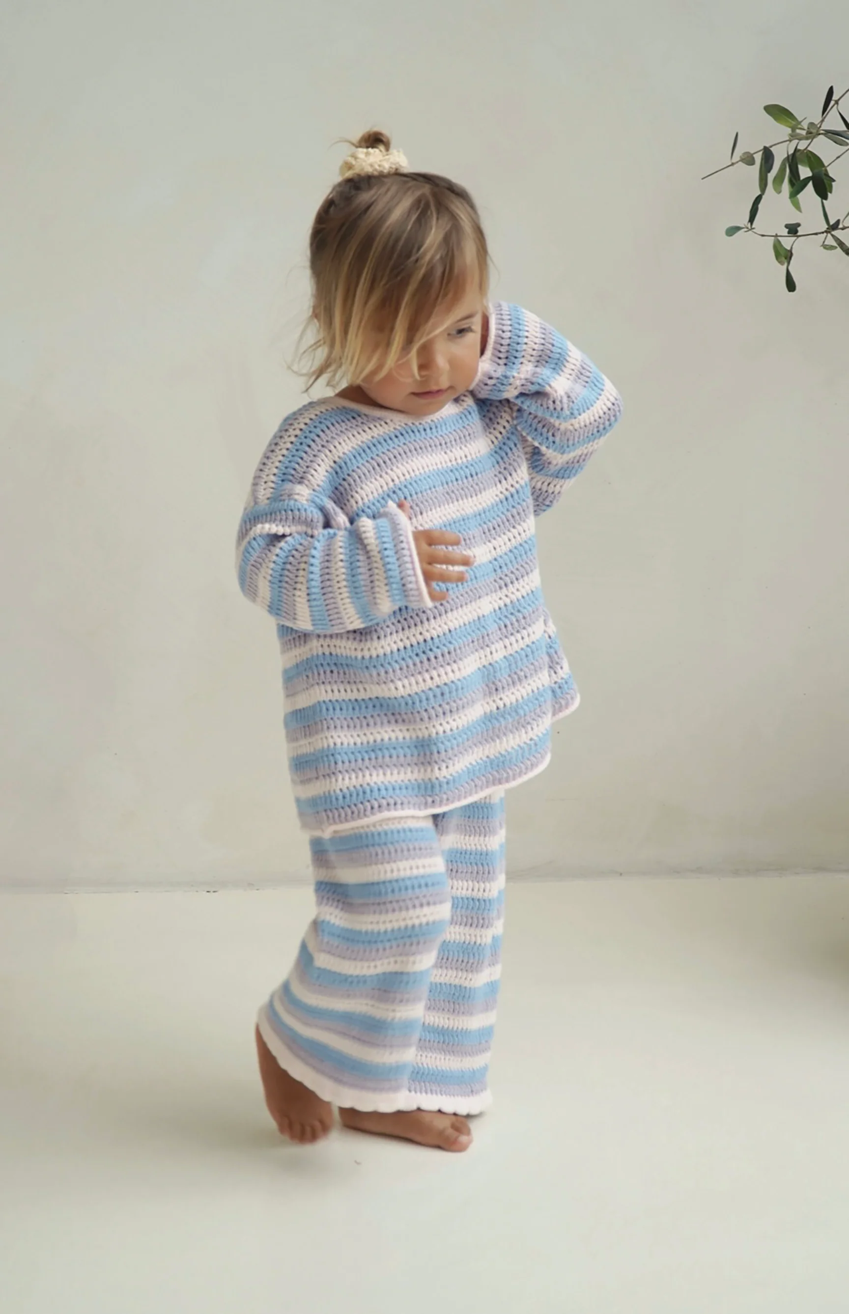 LUNA STRIPE TIE BACK TOP - Image 9