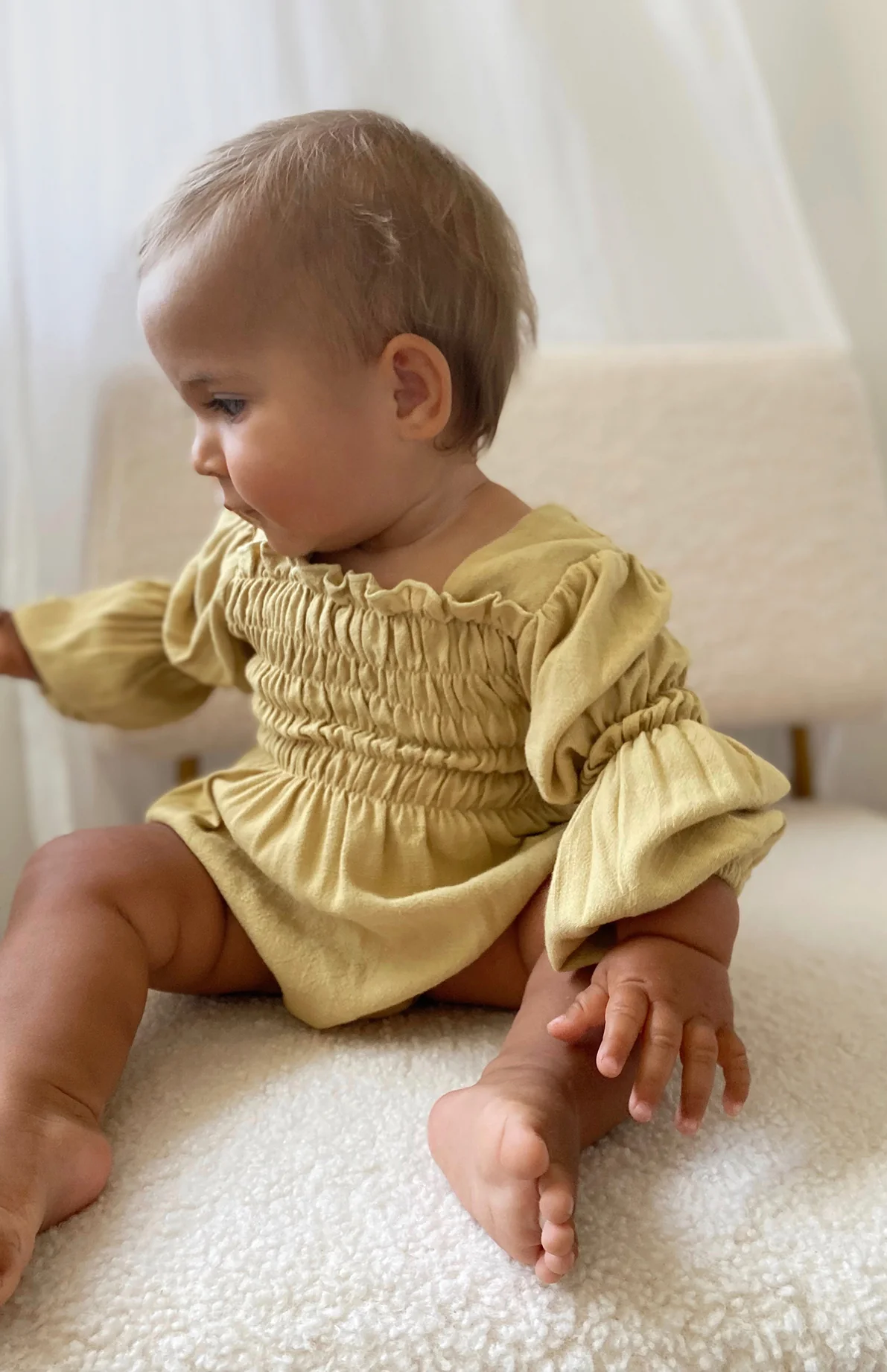 MADELINE ROMPER - OLIVE - Image 3