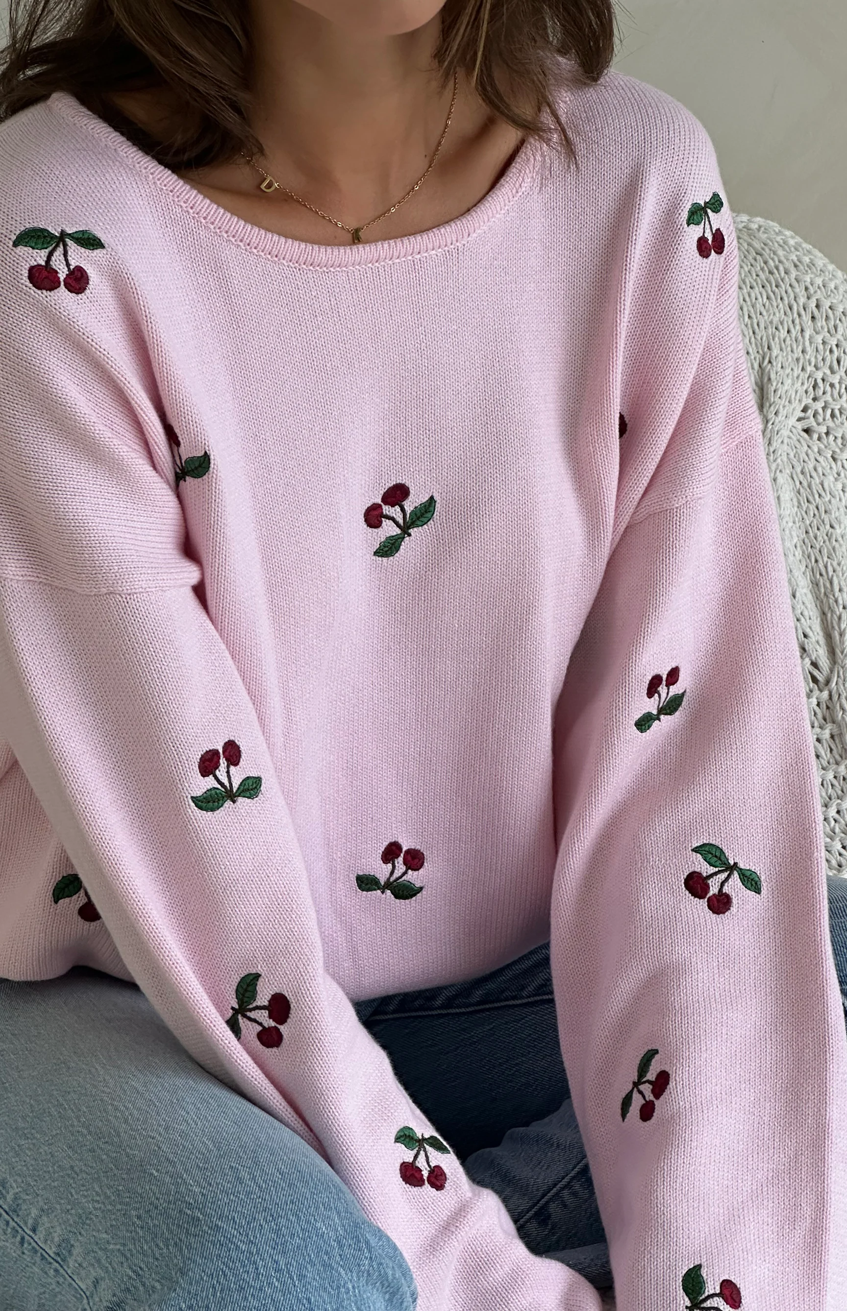MAMA CHERRY KNIT - PINK - Image 5