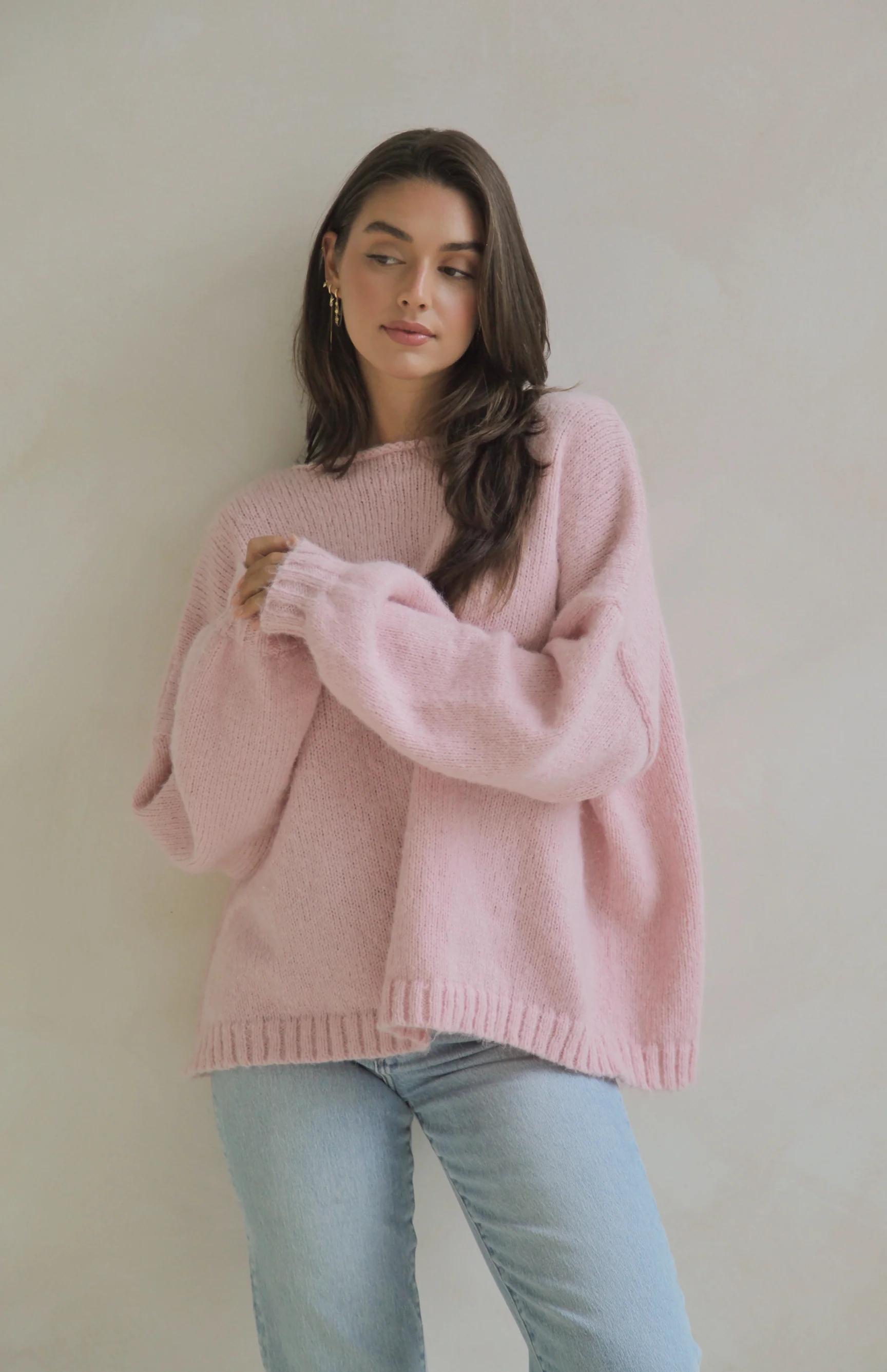 MAMA ELODIE BOW BACK KNIT - BLUSH - Image 2