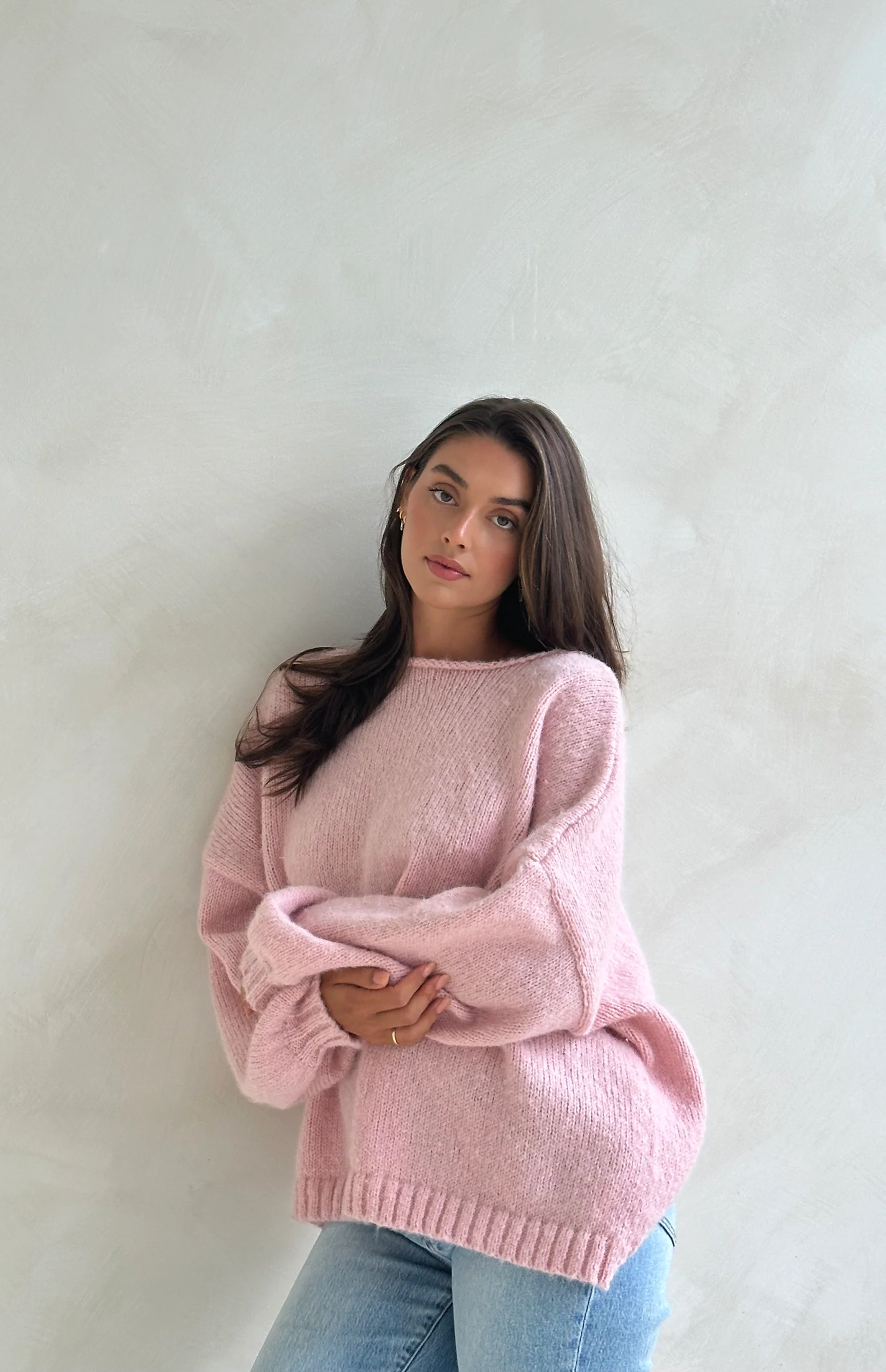 MAMA ELODIE BOW BACK KNIT - BLUSH - Image 7