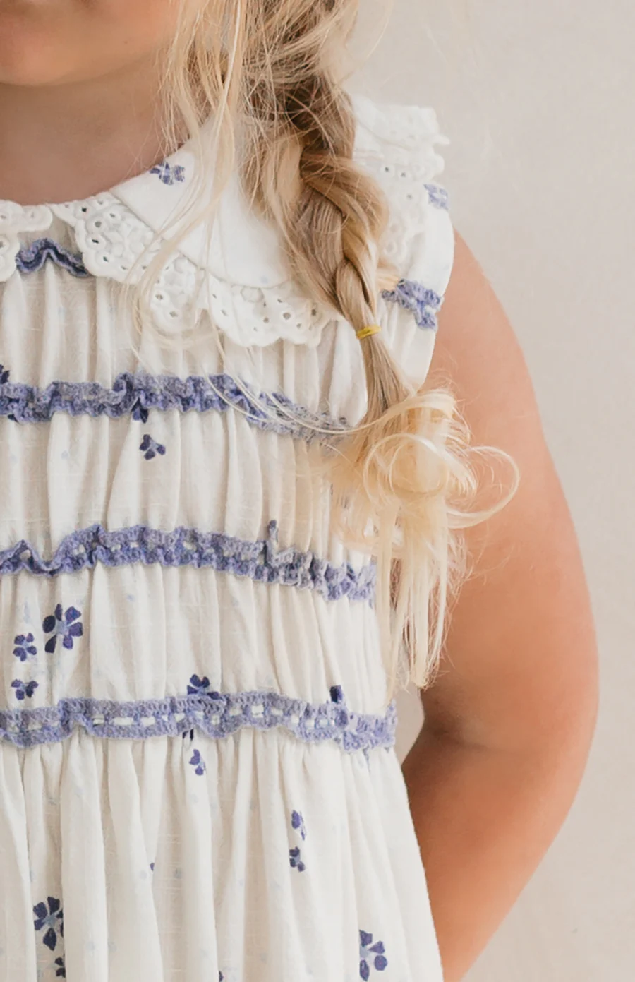 MEADOW DRESS - BLUE - Image 3