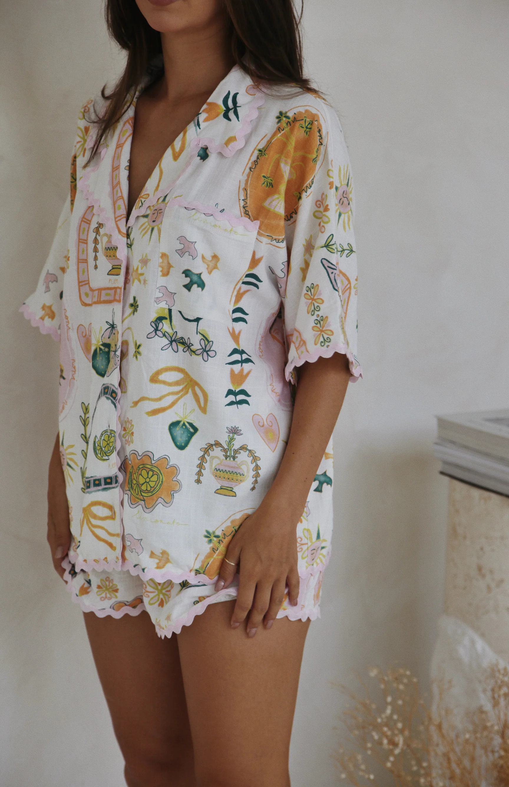 MEDITESSA RIC RAC SHIRT - MAMA - Image 2