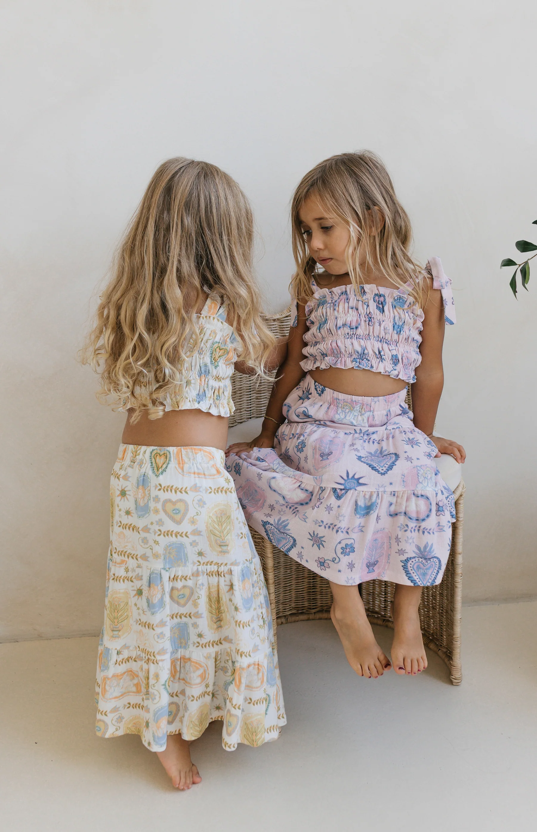 MIMI CROP & SKIRT SET - PINK AMORETTE - Image 3
