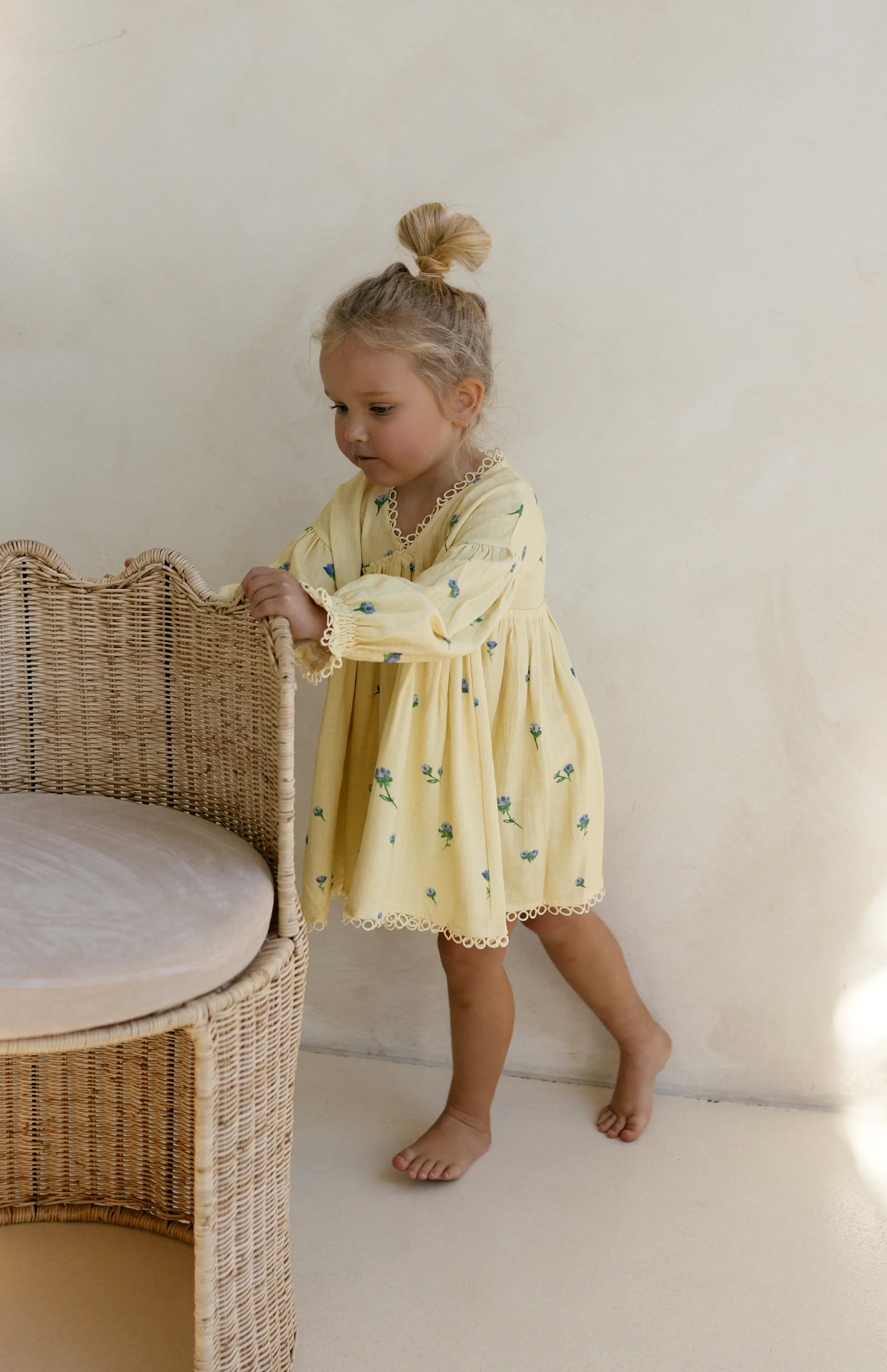 NOELLE DRESS - BELLE FLEUR LEMON - Image 5