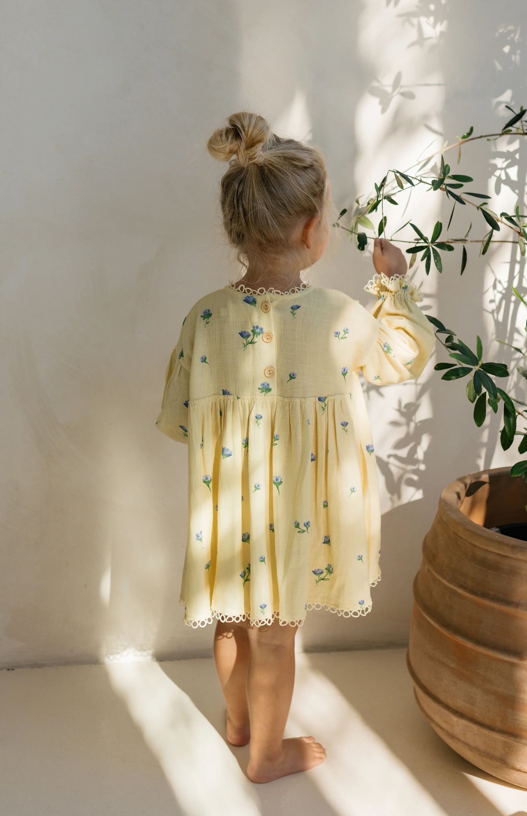 NOELLE DRESS - BELLE FLEUR LEMON - Image 8