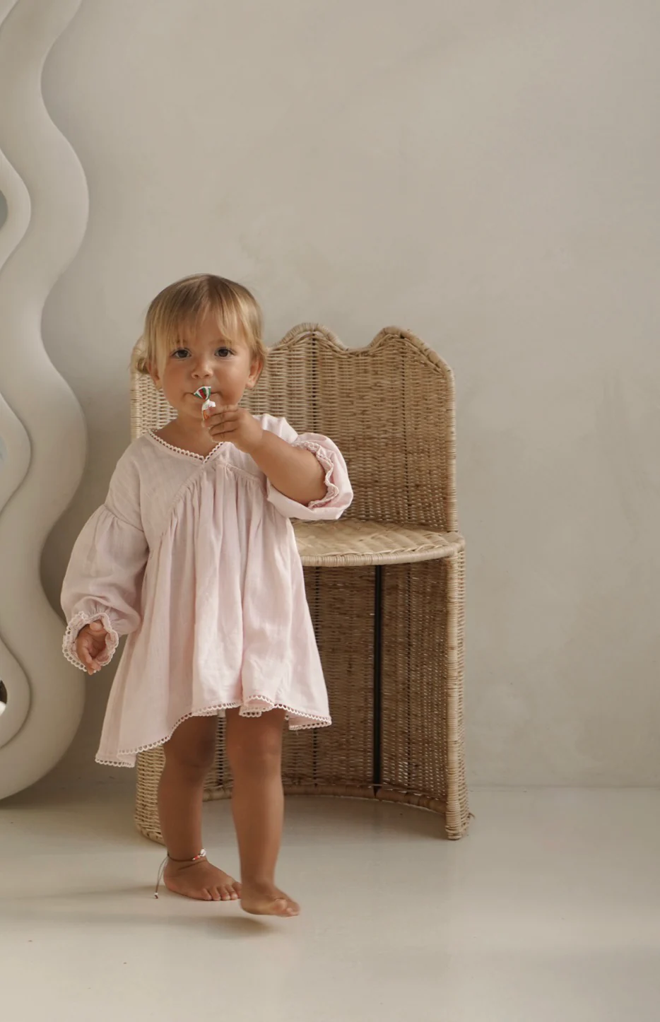 NOELLE DRESS - BLUSH - Image 10