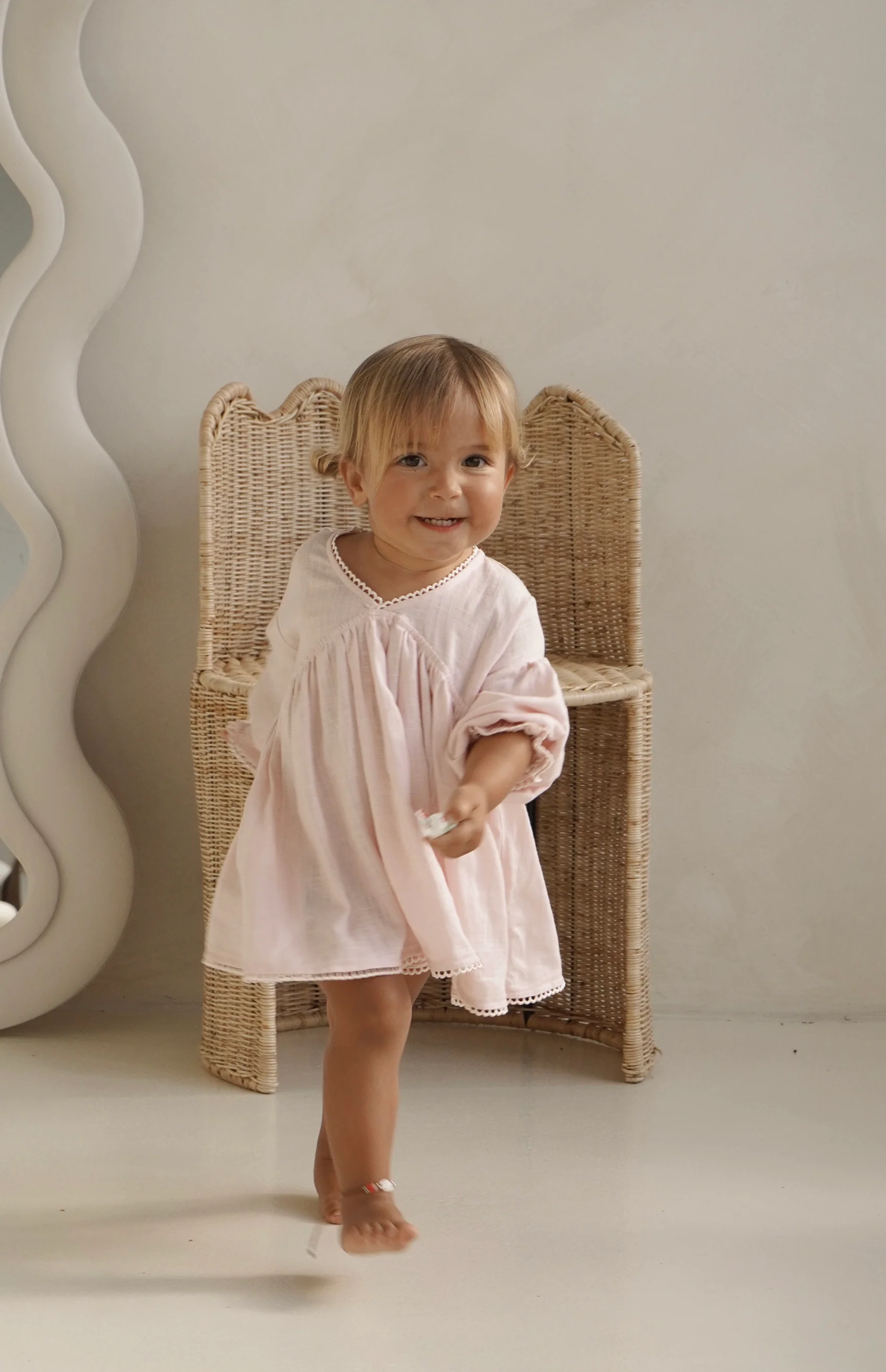 NOELLE DRESS - BLUSH - Image 6