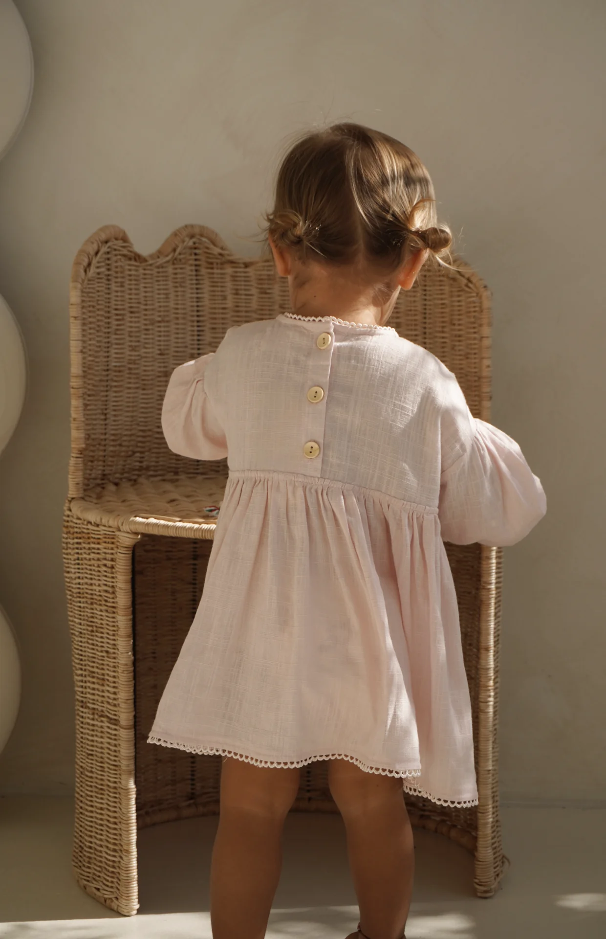 NOELLE DRESS - BLUSH - Image 9